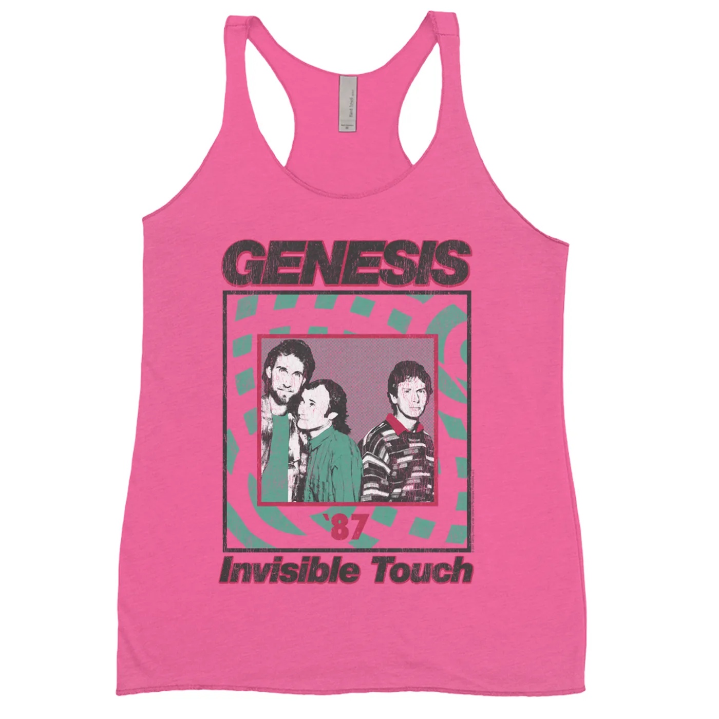 Genesis Ladies' Tank Top | 1987 Invisible Touch Promo Design Genesis Shirt