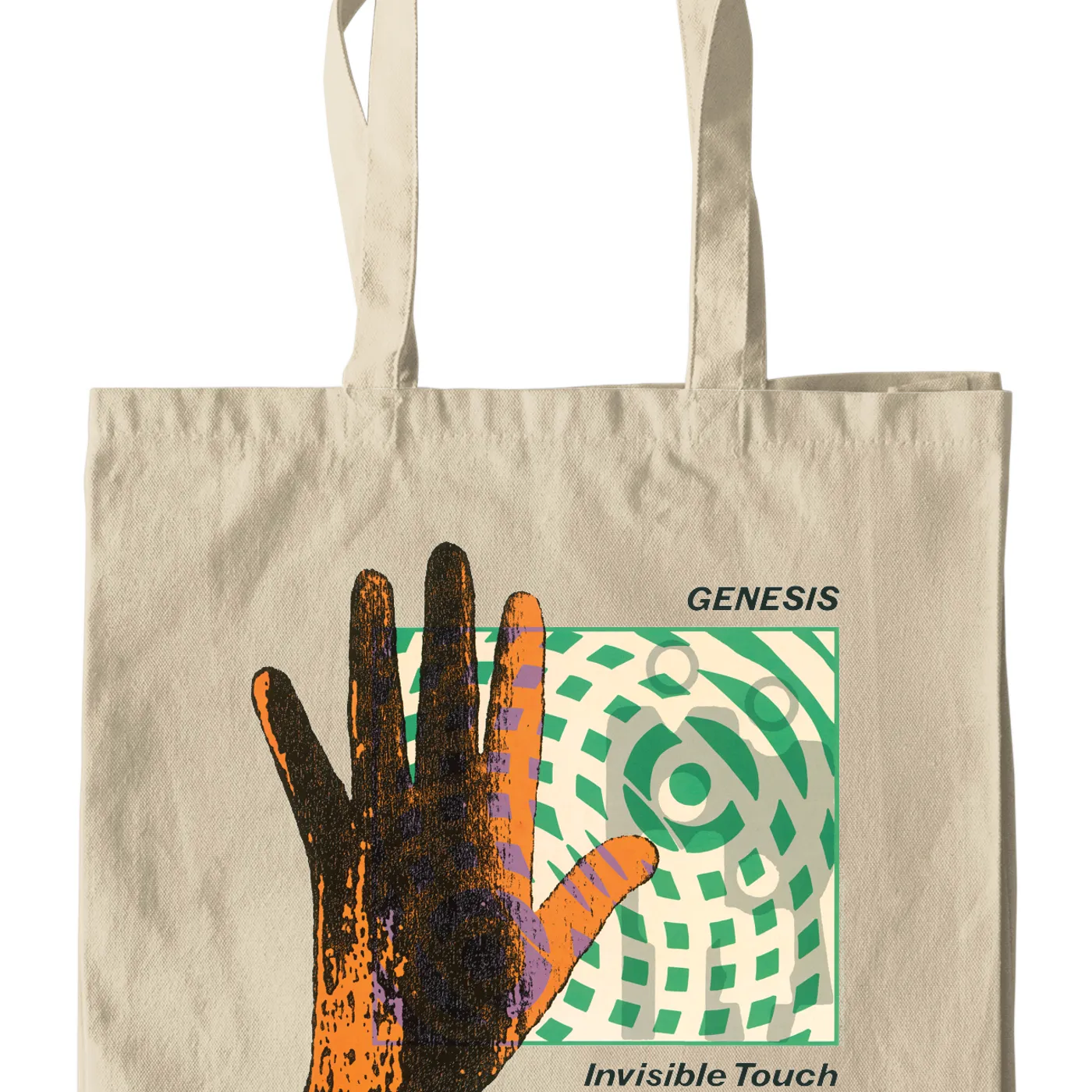 Genesis Canvas Tote Bag | Invisible Touch Album Cover Genesis Bag (Merchbar Exclusive)