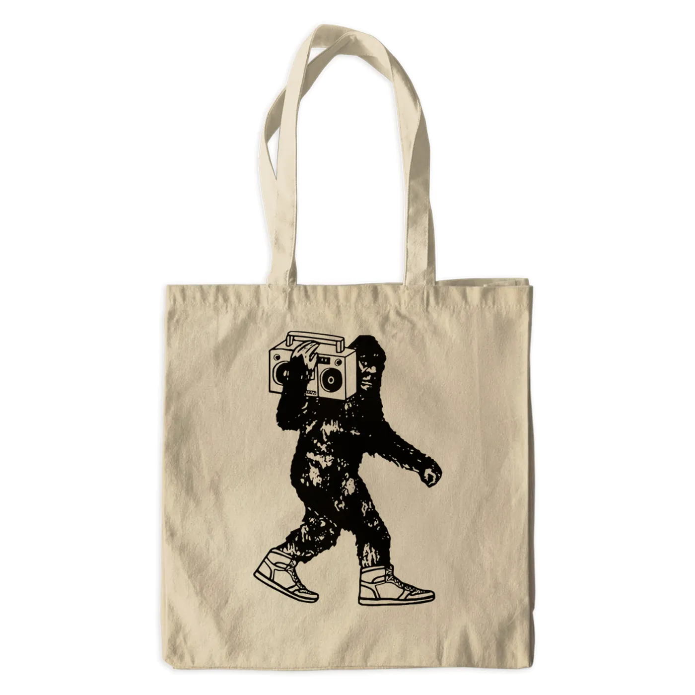 Merchbar Music Life Canvas Tote Bag | Bigfoot Boombox Merchbar Music Life Canvas Tote