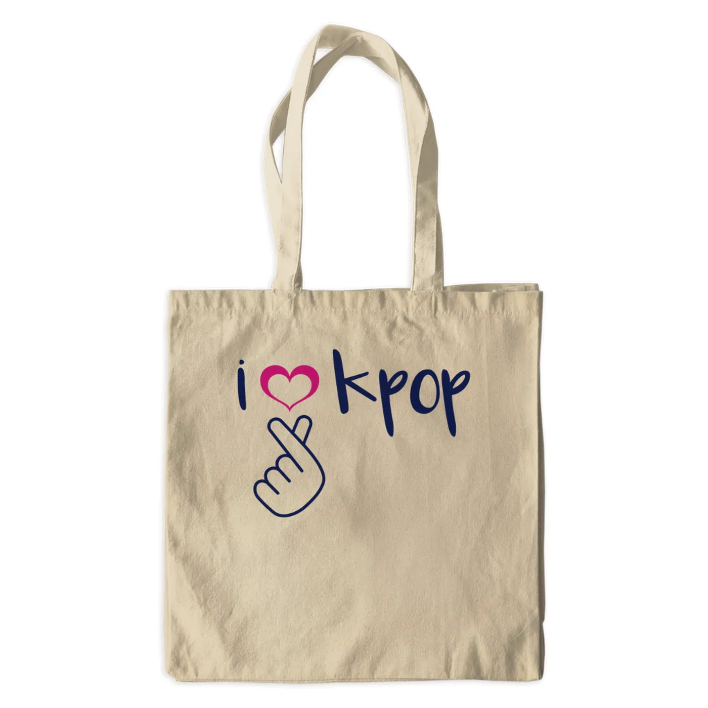 Merchbar Music Life Canvas Tote Bag | I Heart Kpop Merchbar Music Life Canvas Tote
