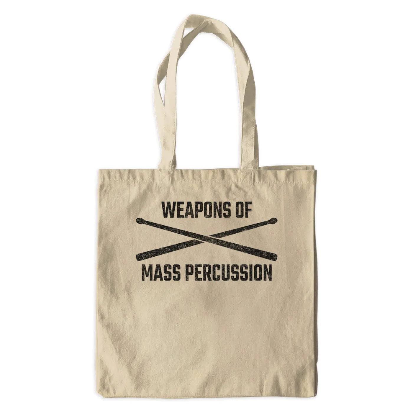 Merchbar Music Life Canvas Tote Bag | Weapons Of Mass Percussion Merchbar Music Life Canvas Tote