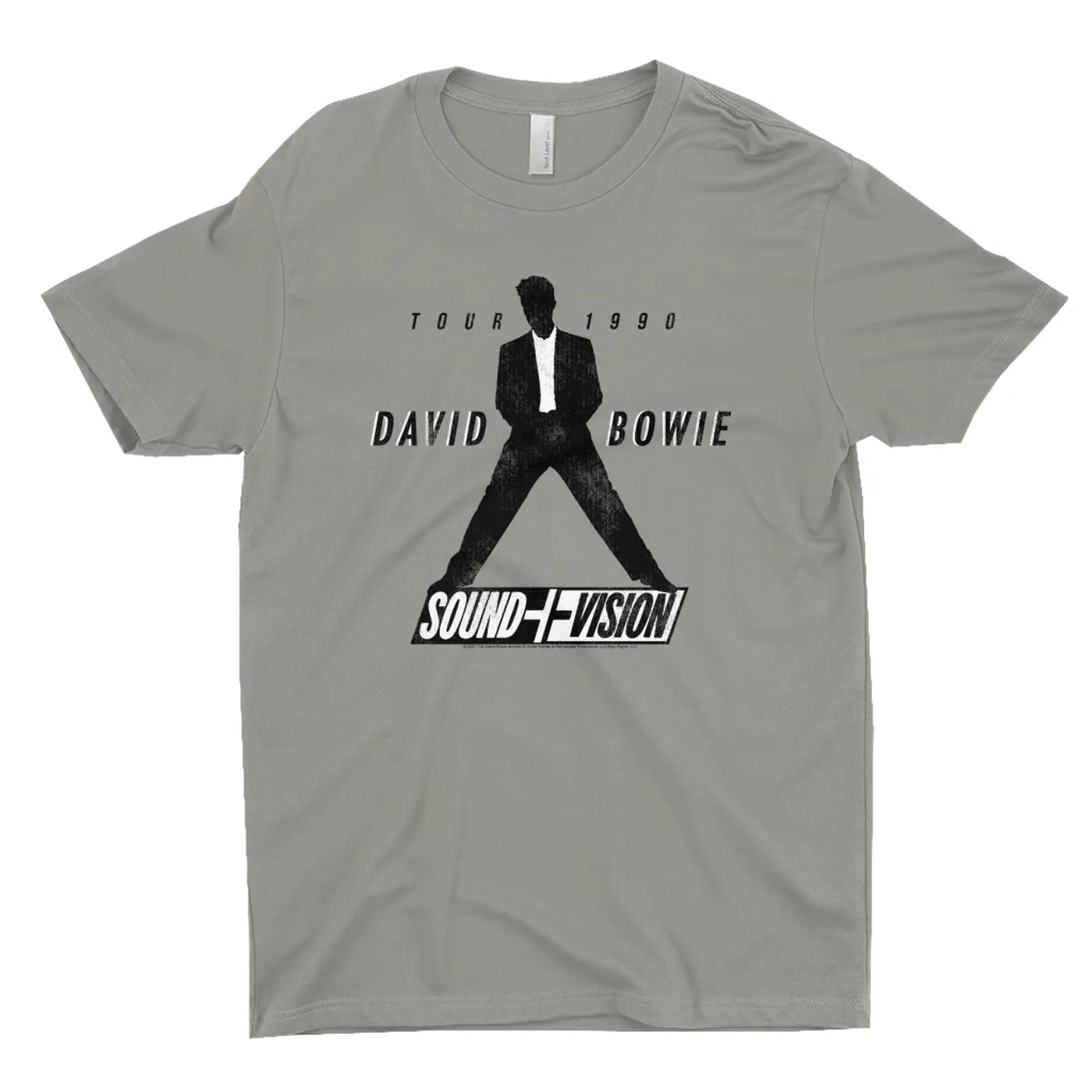David Bowie T-Shirt | 1990 Sound + Vision Tour Logo Image David Bowie Shirt