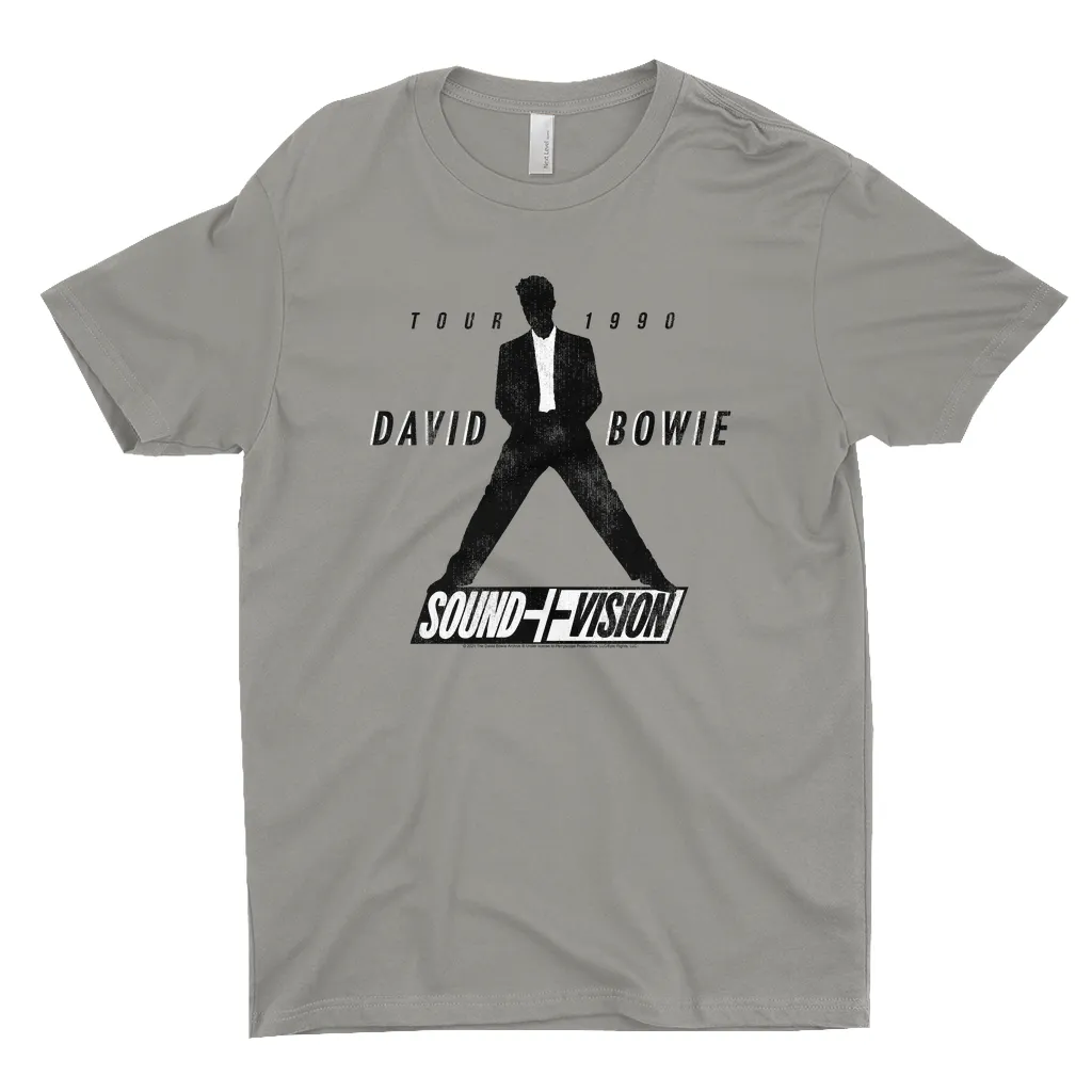 T-Shirt | 1990 Sound + Vision Tour Logo Image Shirt