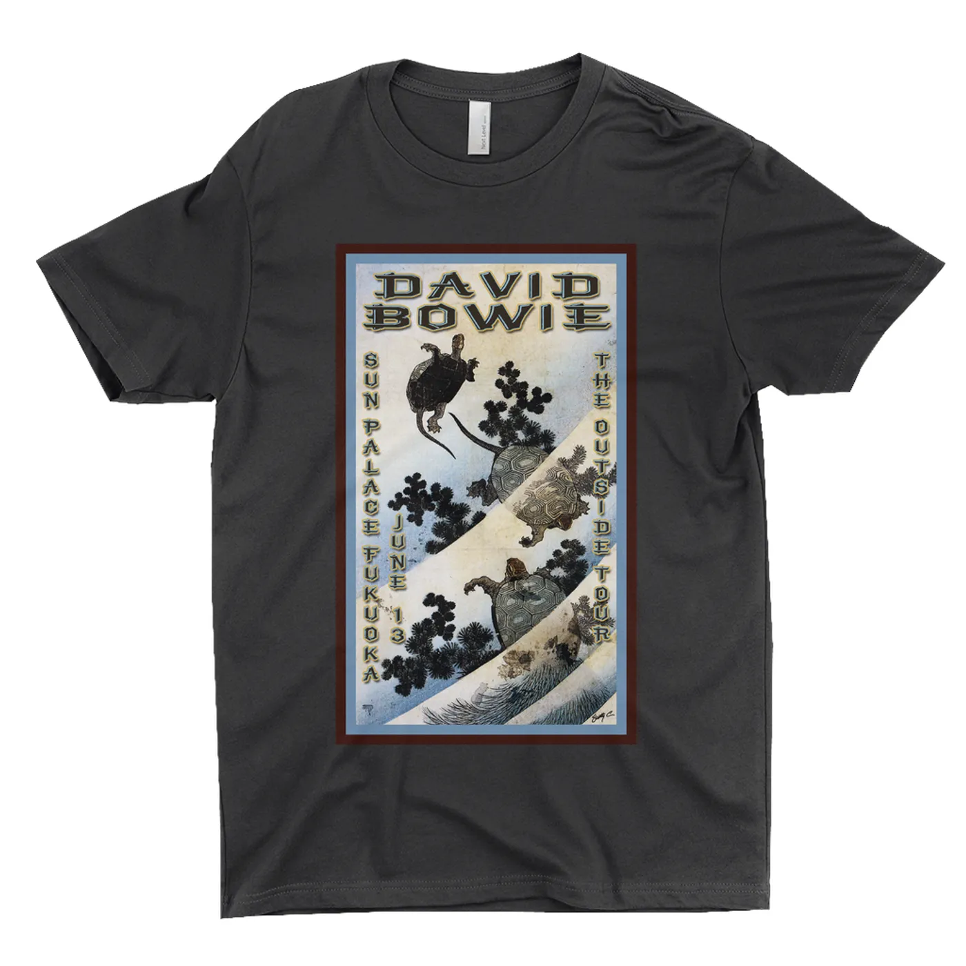 David Bowie T-Shirt | The Outside Tour Japan Concert Poster David Bowie Shirt