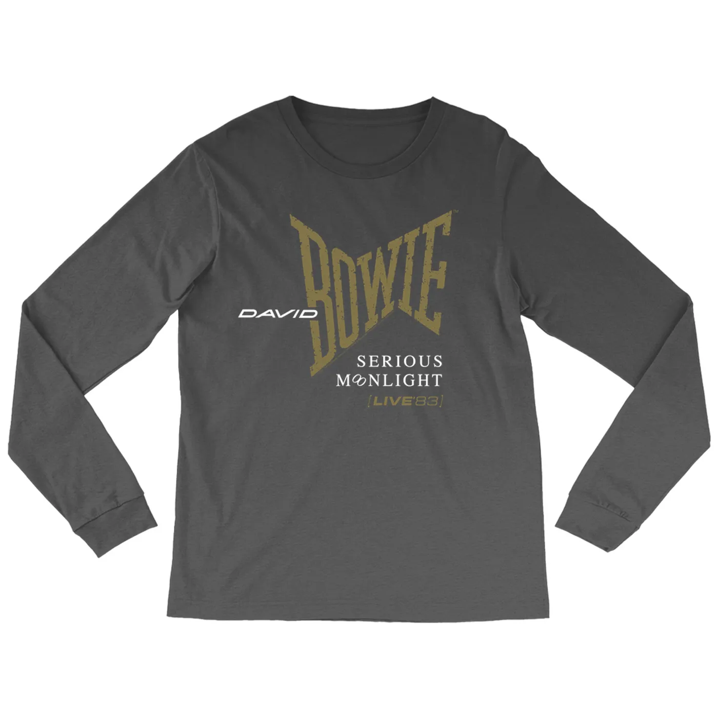 David Bowie Long Sleeve Shirt | 1983 Serious Moonlight Tour Logo David Bowie Shirt