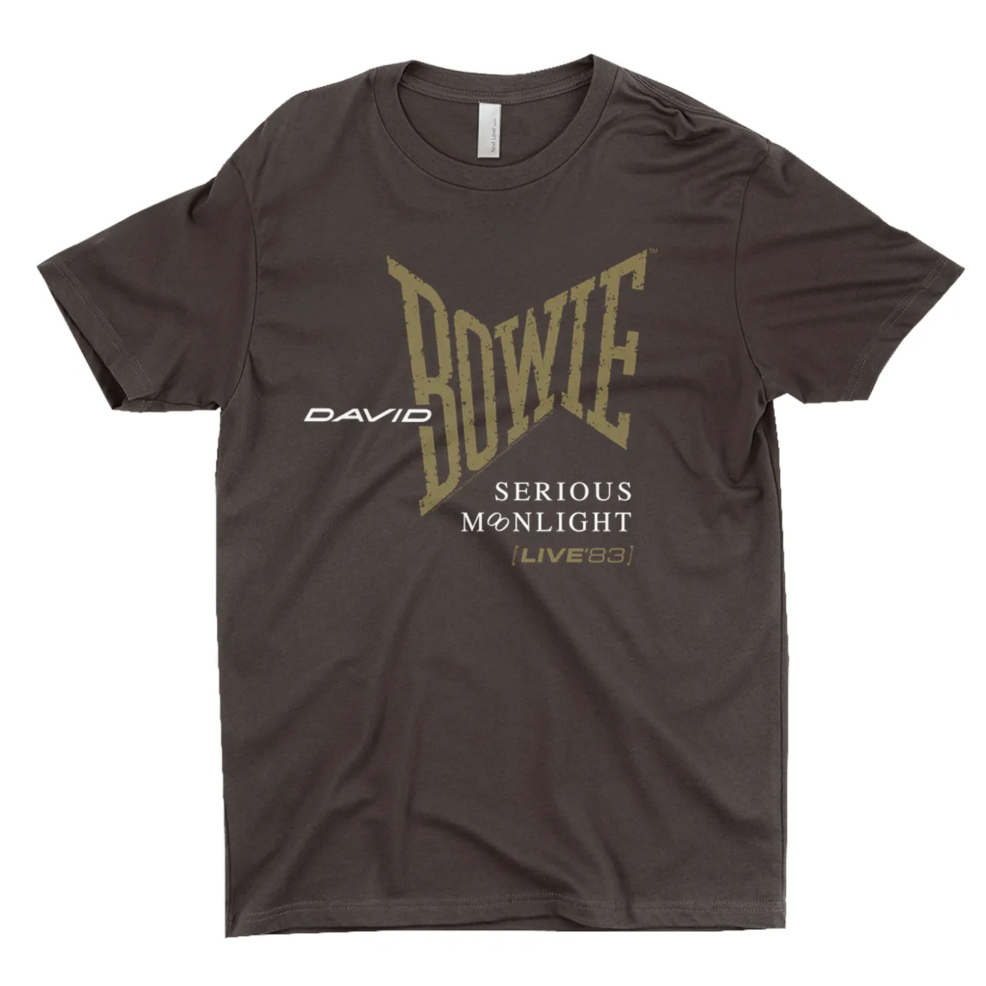 David Bowie T-Shirt | 1983 Serious Moonlight Tour Logo David Bowie Shirt