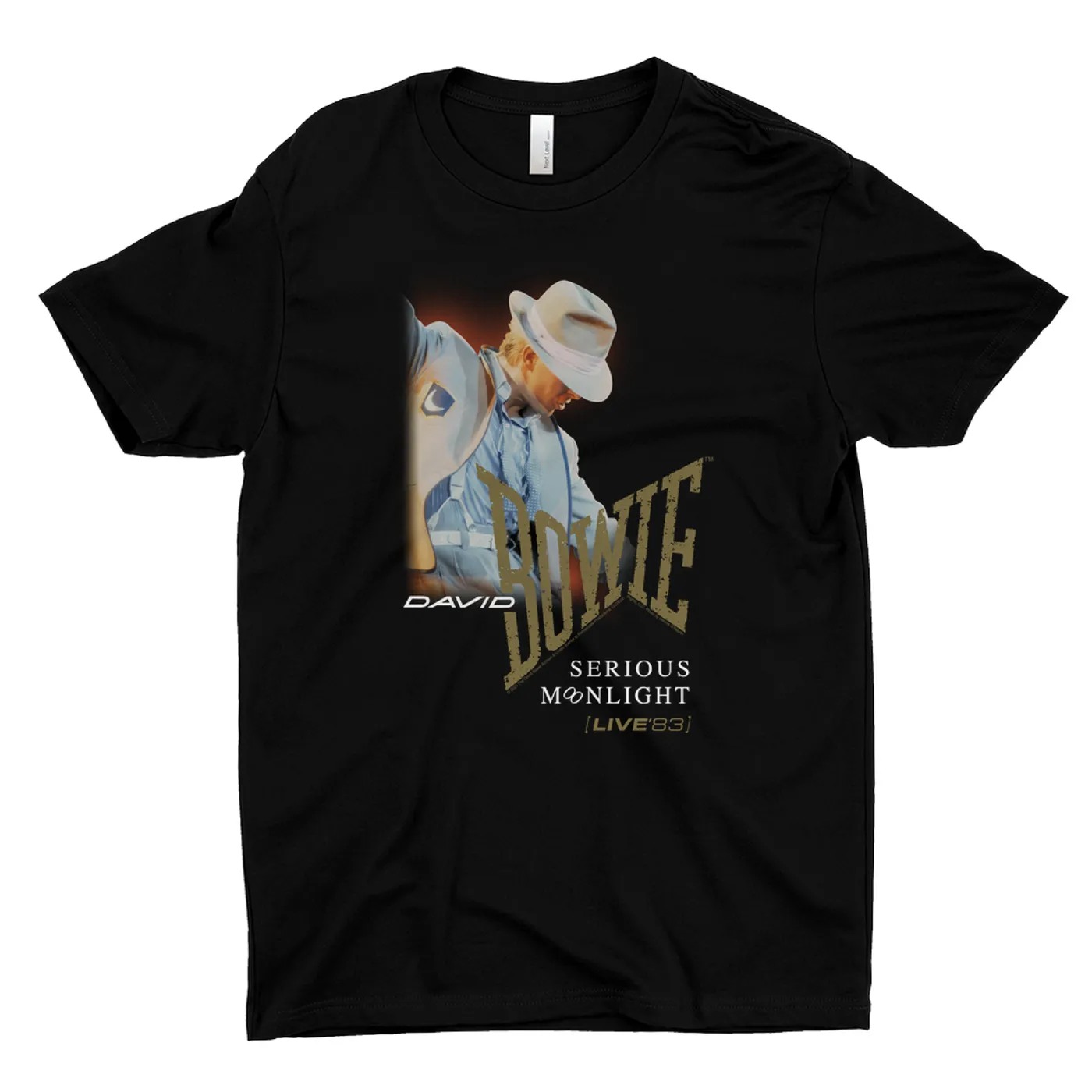 David Bowie T-Shirt | 1983 Serious Moonlight Tour Image Design David Bowie Shirt