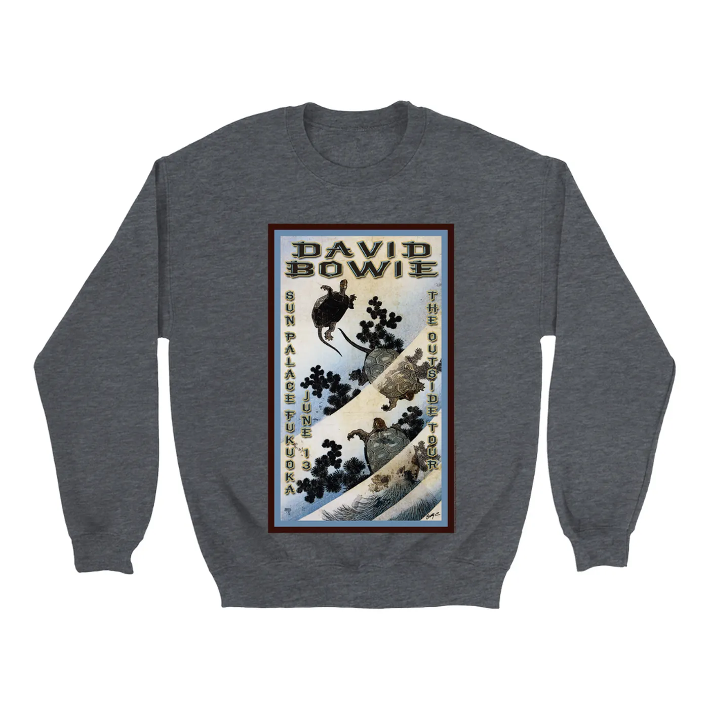 David Bowie Sweatshirt | The Outside Tour Japan Concert Poster David Bowie Sweatshirt