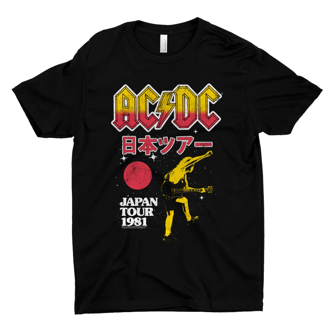 AC/DC T-Shirt | 1981 Japan Concert Promotion ACDC Shirt