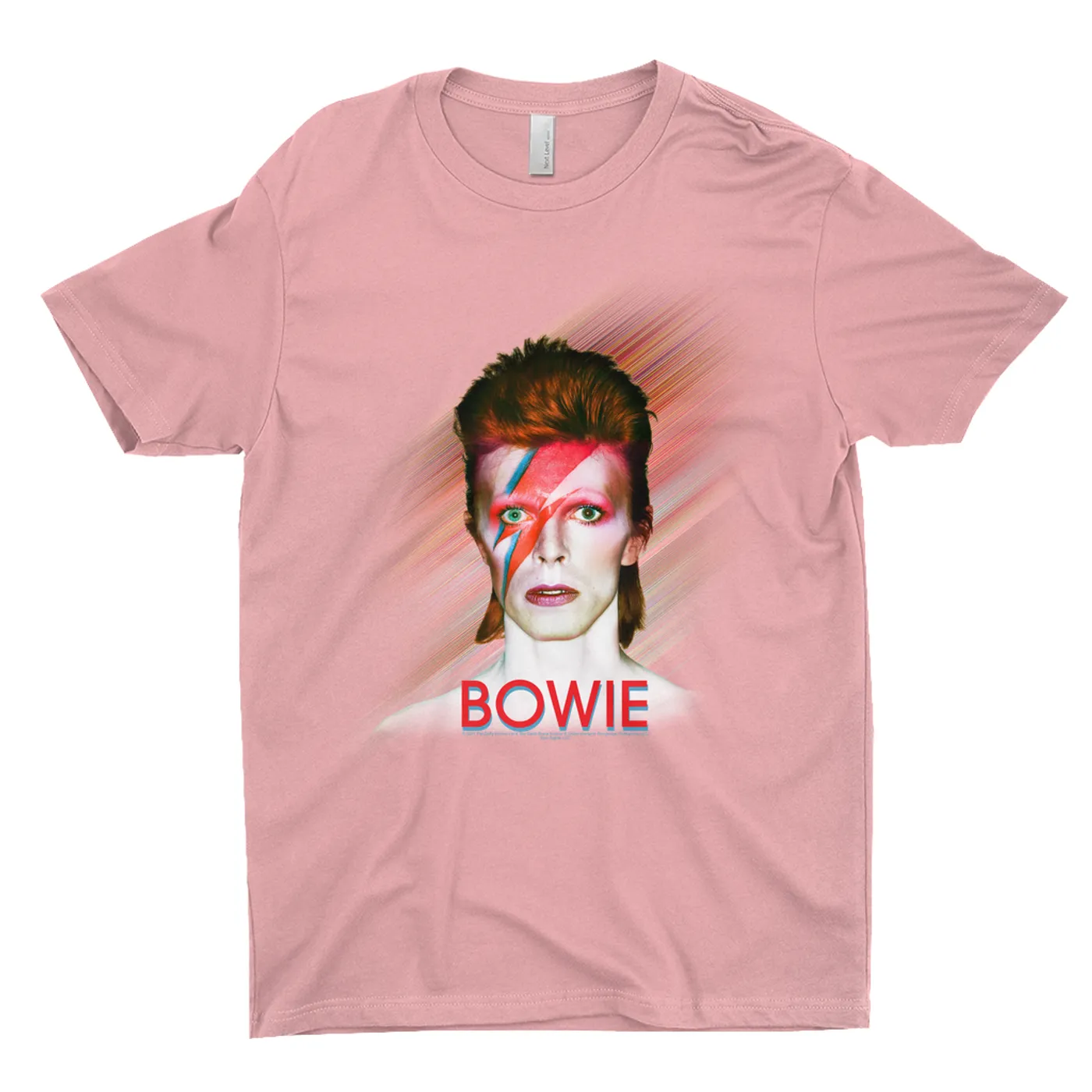 David Bowie T-Shirt | Flash Frame Colorful Bowie Image David Bowie Shirt