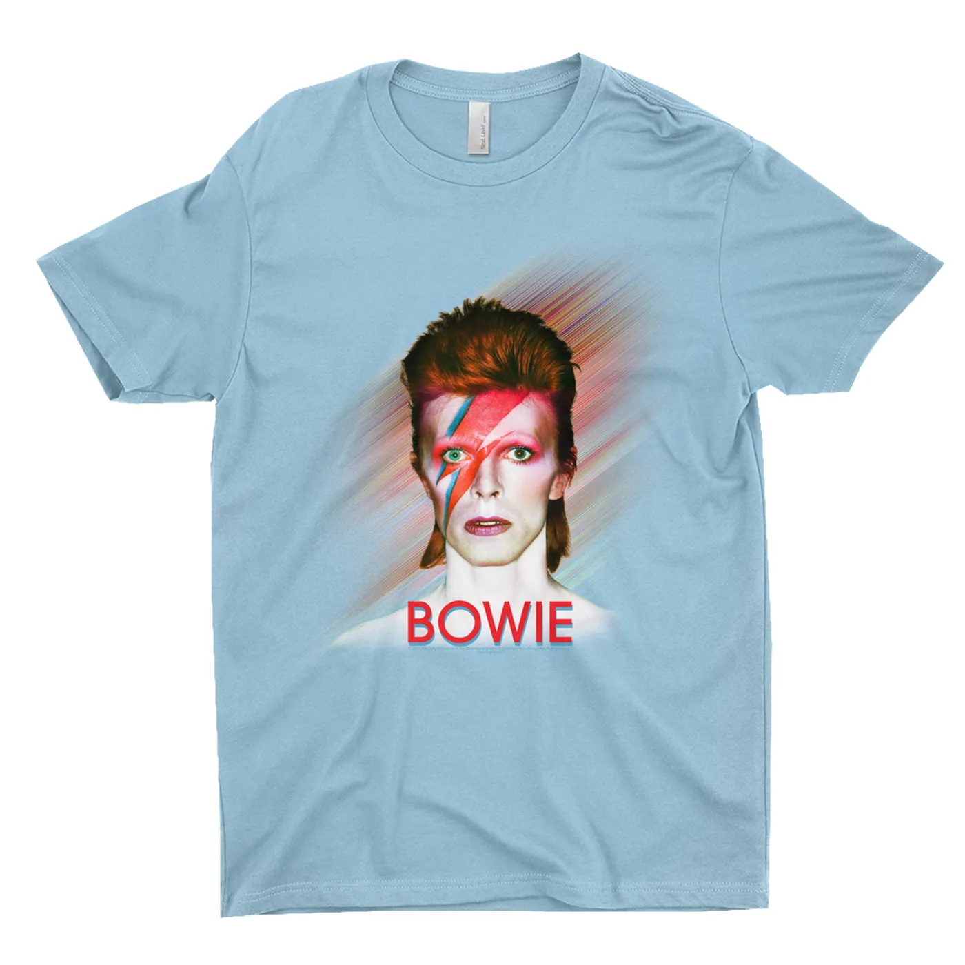 David Bowie T-Shirt | Flash Frame Colorful Bowie Image David Bowie Shirt