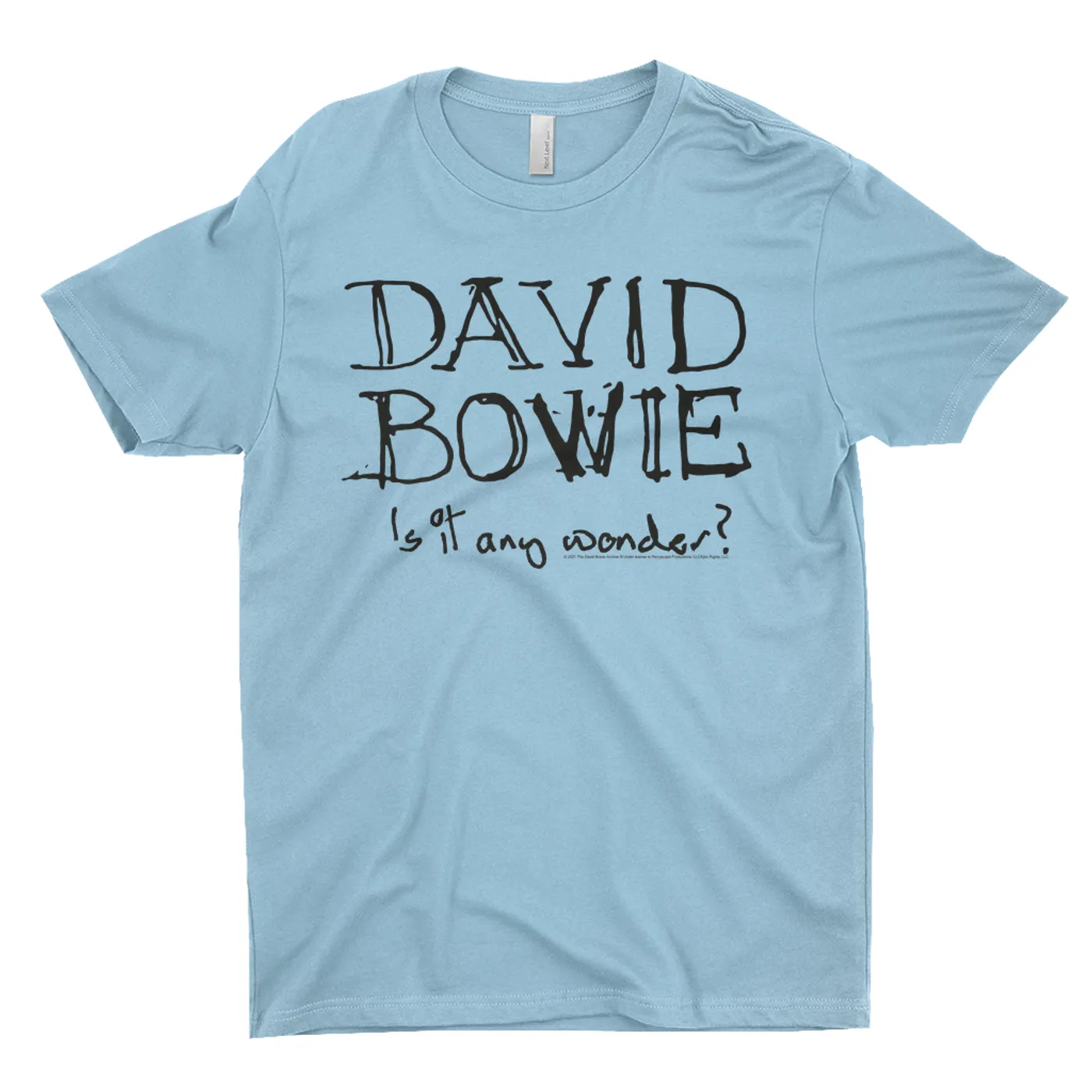 David Bowie T-Shirt | Is It Any Wonder? Script Logo David Bowie Shirt
