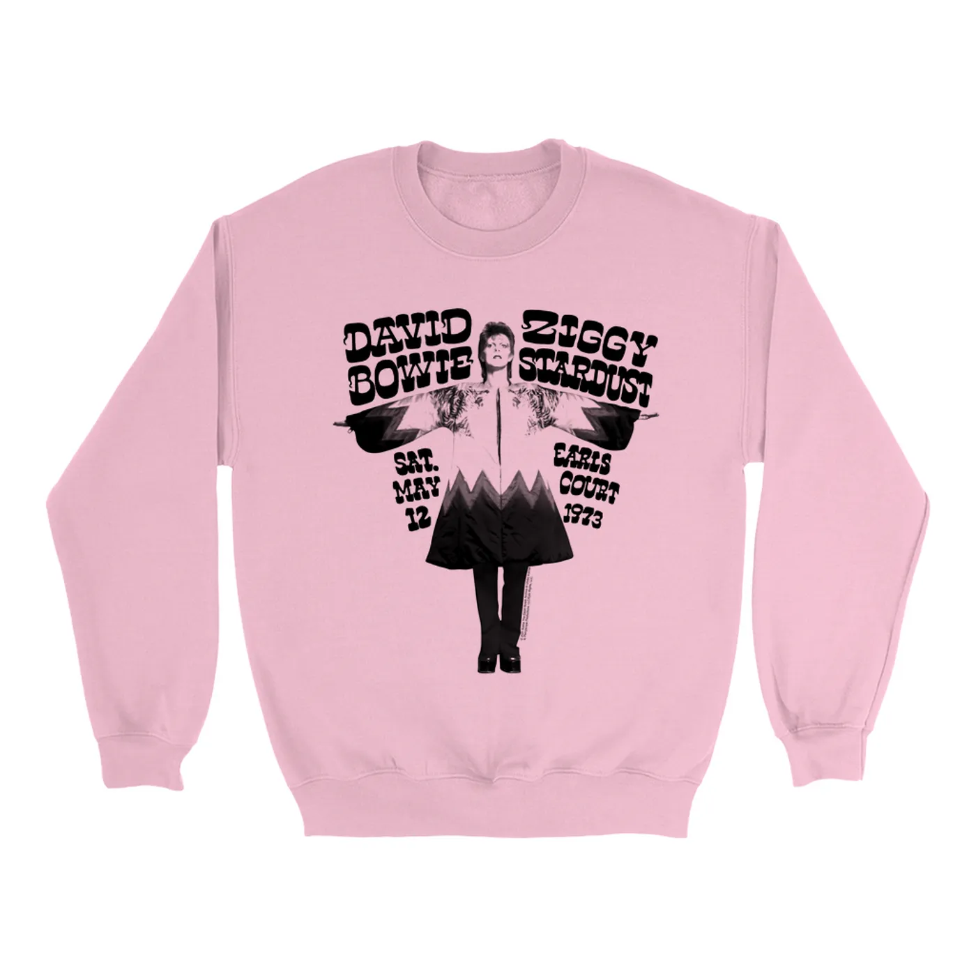 David Bowie Bright Colored Sweatshirt | 1973 Earl's Court Promotion David Bowie Sweatshirt (Merchbar Exclusive)