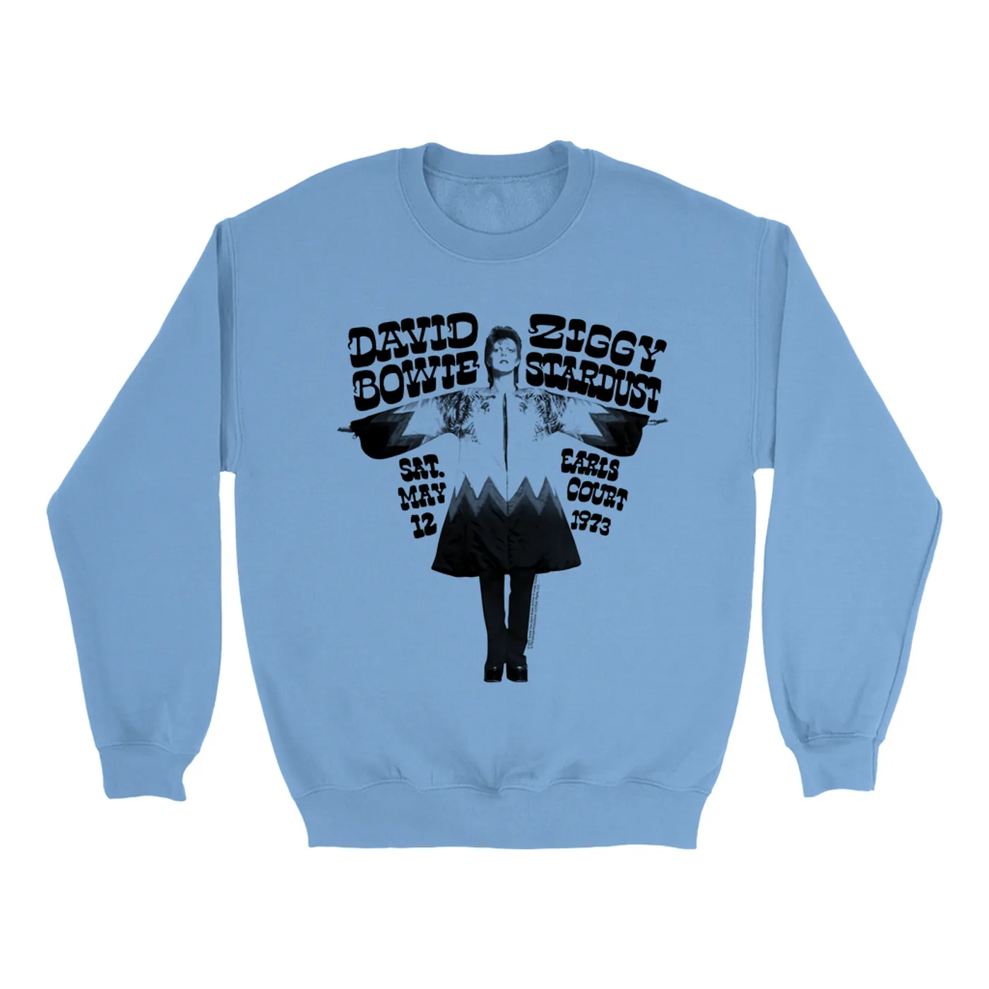 David Bowie Bright Colored Sweatshirt | 1973 Earl's Court Promotion David Bowie Sweatshirt (Merchbar Exclusive)