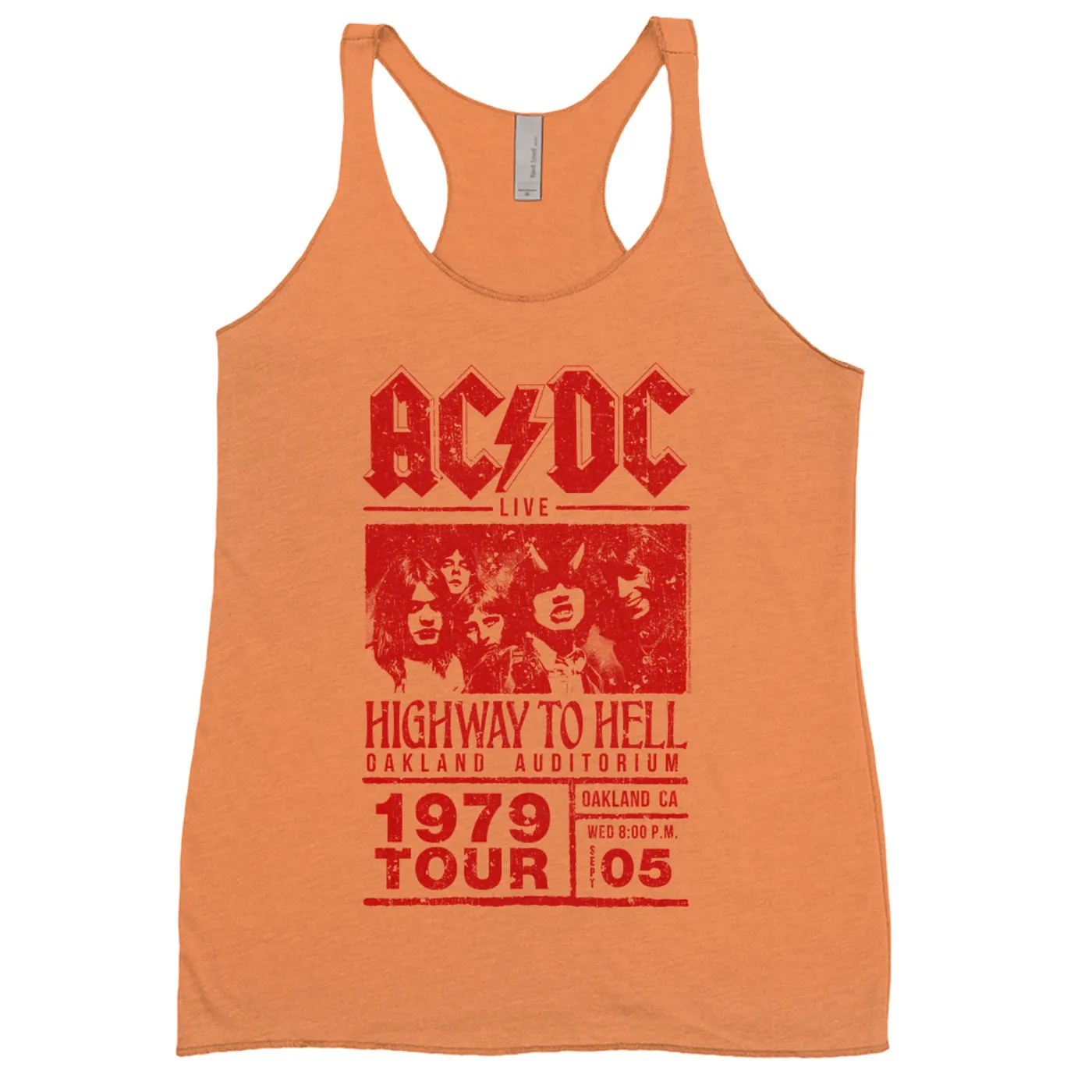 AC/DC Ladies' Tank Top | Highway To Hell Oakland Concert ACDC Shirt