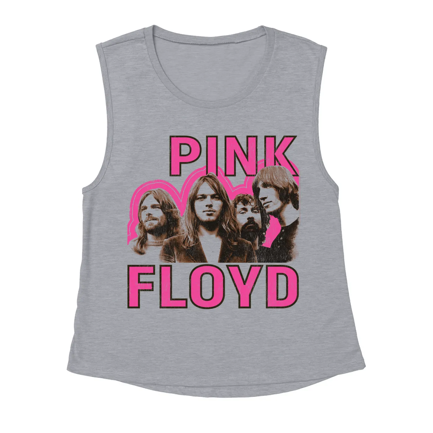 Pink Floyd Ladies' Muscle Tank Top | Paramount Theater Concert Poster Image Pink Floyd Shirt