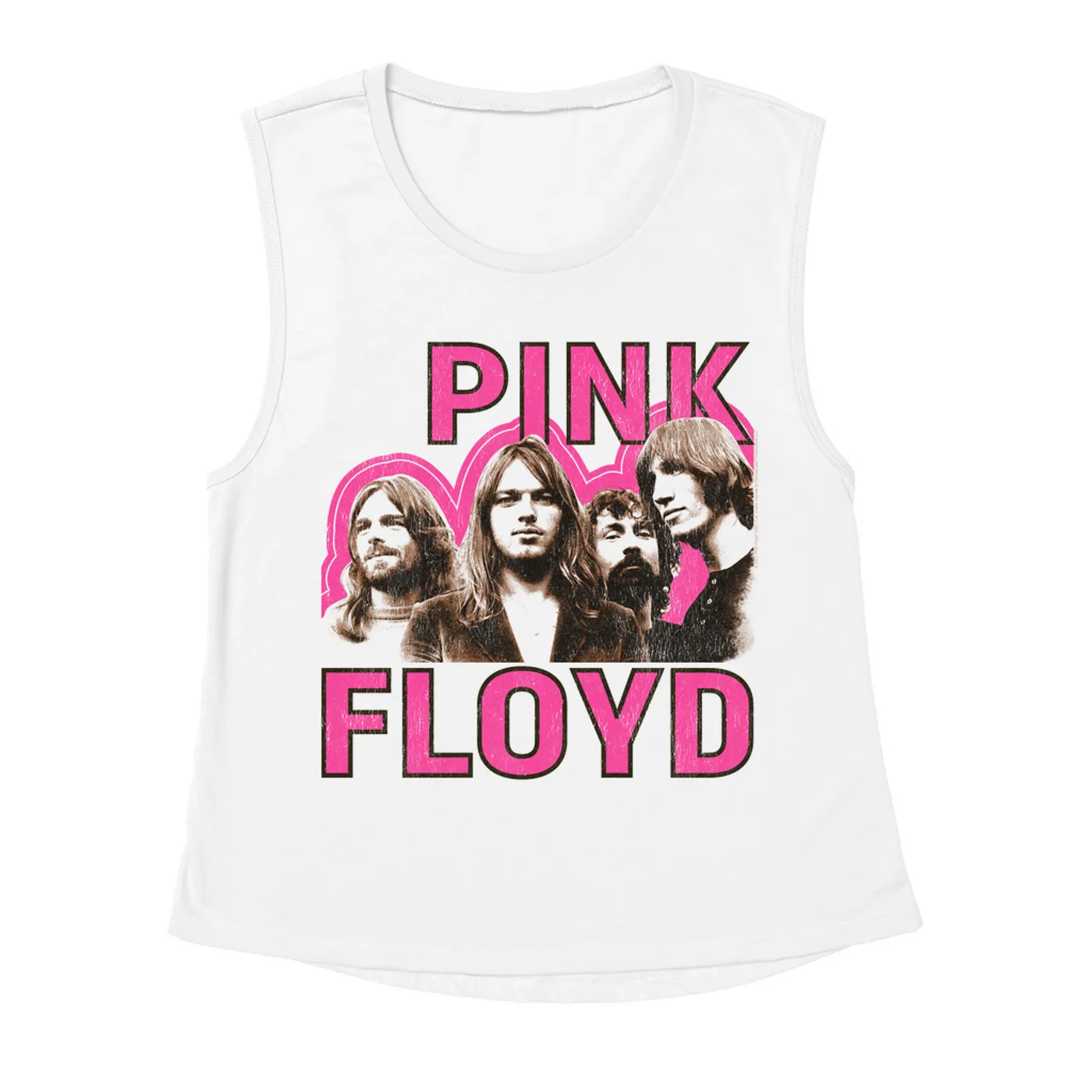 Pink Floyd Ladies' Muscle Tank Top | Paramount Theater Concert Poster Image Pink Floyd Shirt