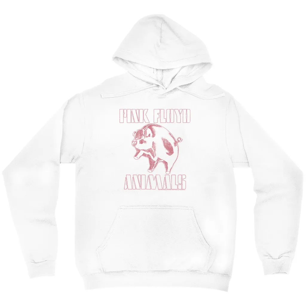 Hoodie | Pink Distressed 1978 NYC In The Flesh Concert Hoodie