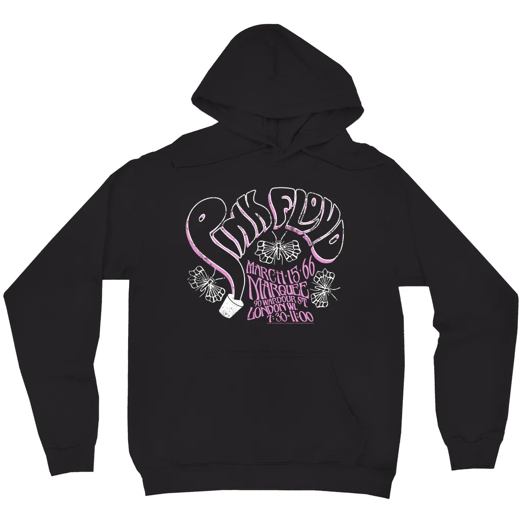 Hoodie | Marquee 1966 Concert Flyer Logo Distressed Hoodie