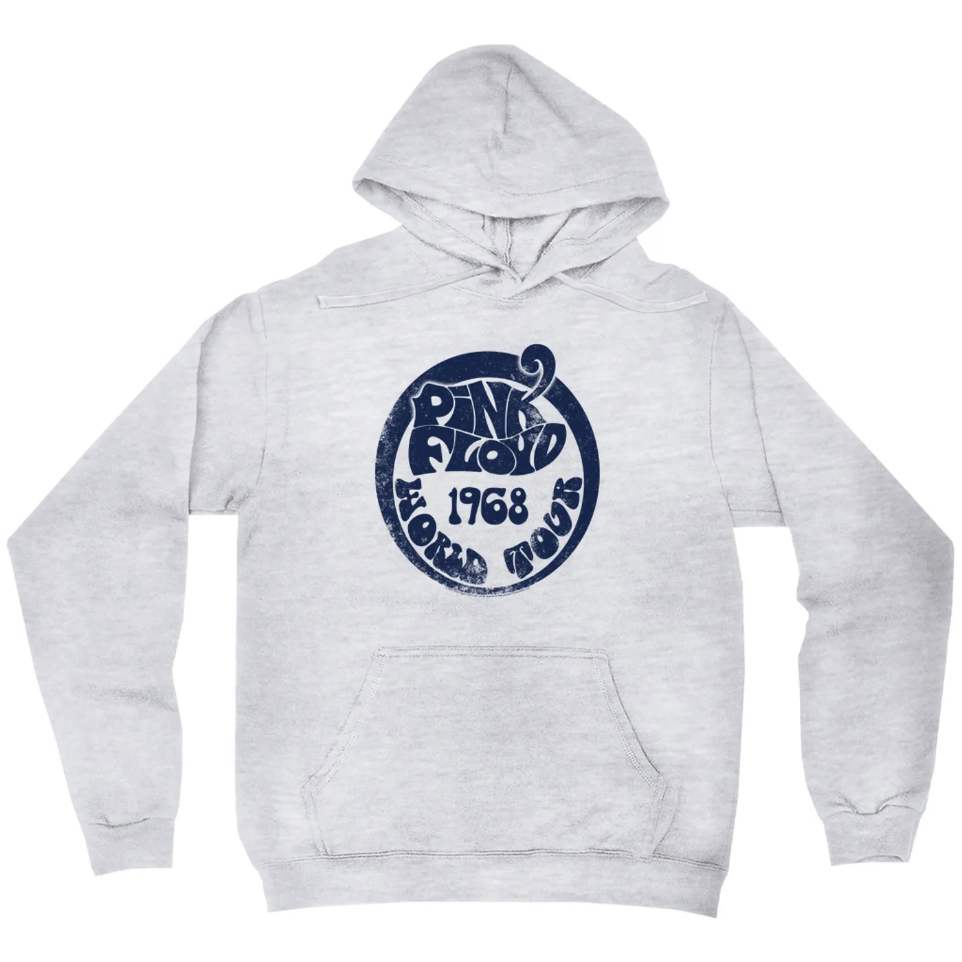 Pink Floyd Hoodie | Groovy 1968 World Tour Design Distressed Pink Floyd Hoodie