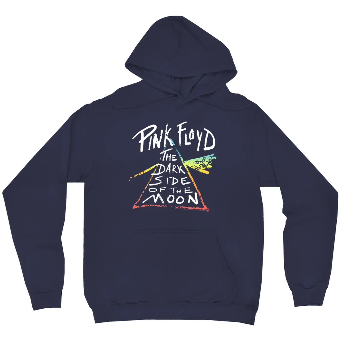 Pink Floyd Hoodie | Color Sketch Dark Side Of The Moon Ombre Pink Floyd Hoodie