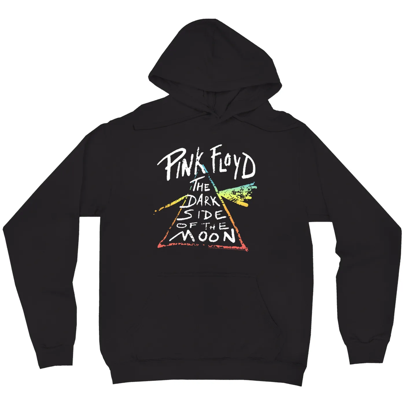 Pink Floyd Hoodie | Color Sketch Dark Side Of The Moon Ombre Pink Floyd Hoodie
