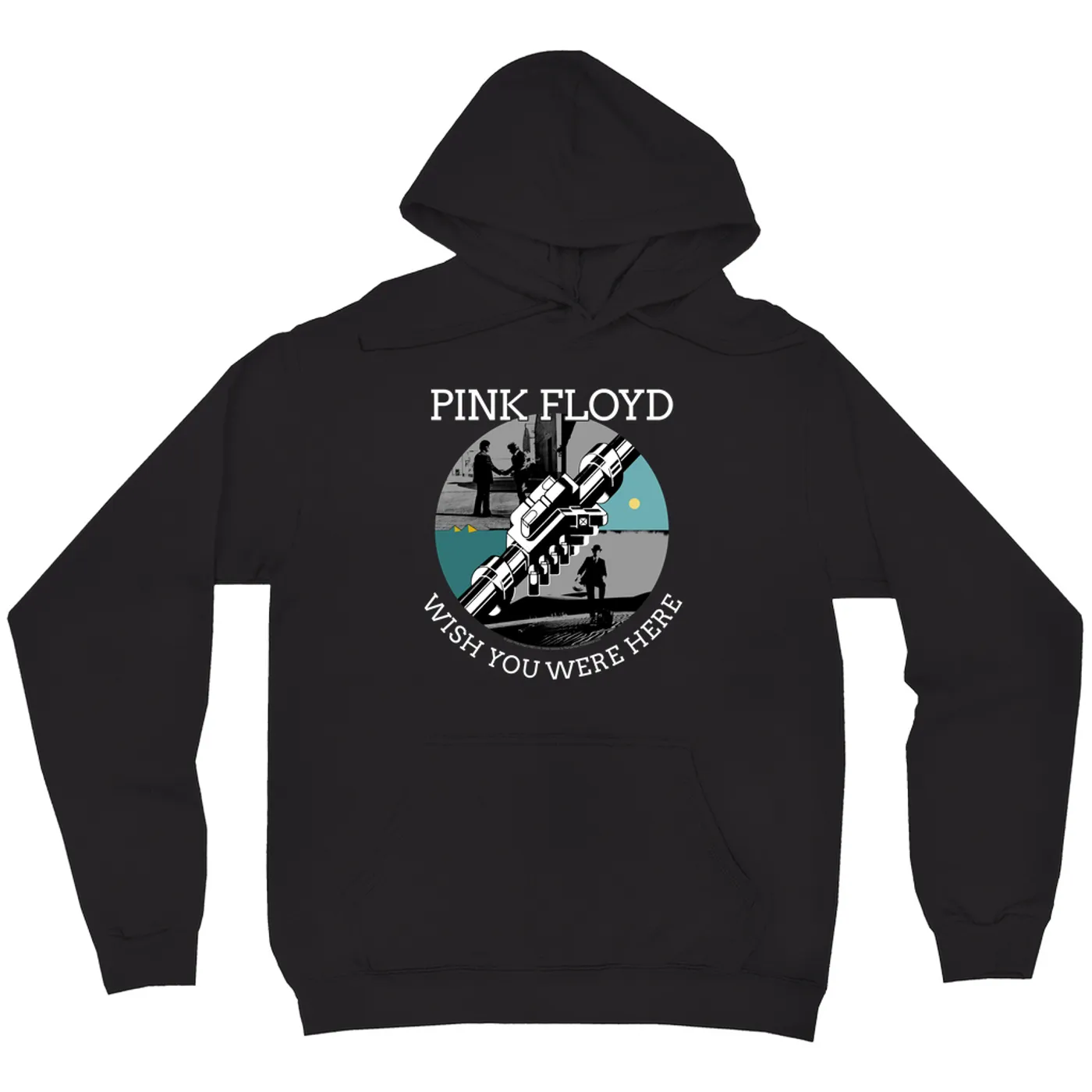 Pink Floyd Hoodie | Wish You Were Here Album Collage Pink Floyd Hoodie