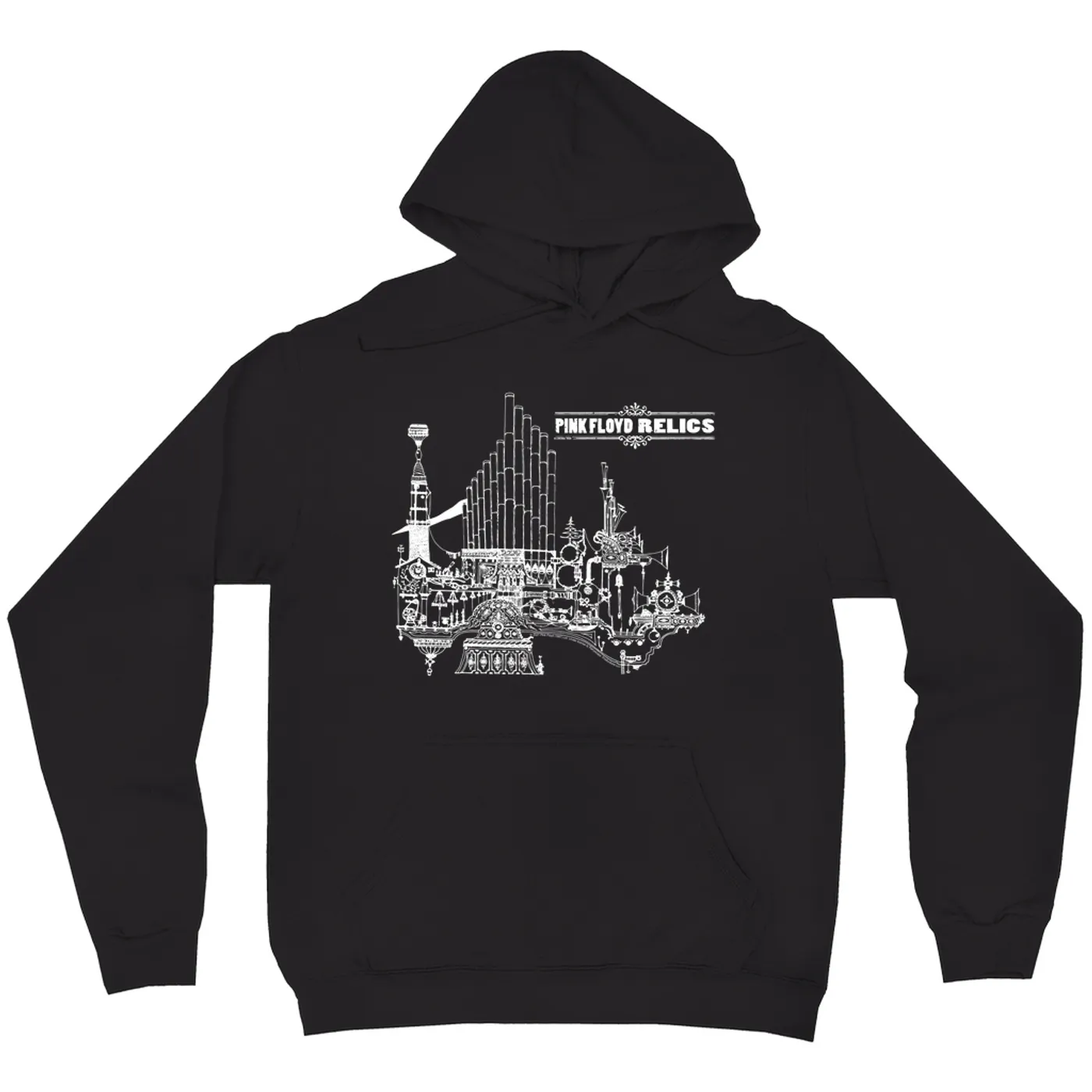 Pink Floyd Hoodie | Relics White Album Design Pink Floyd Hoodie (Merchbar Exclusive)