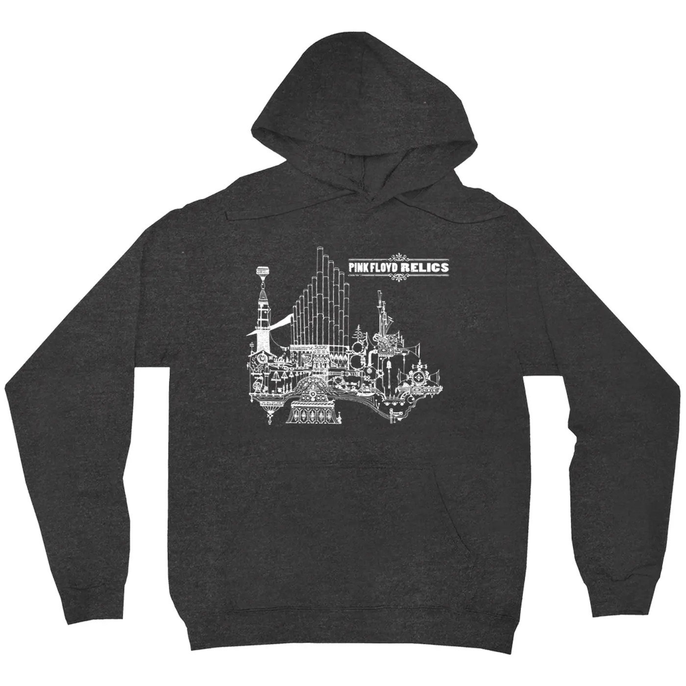 Pink Floyd Hoodie | Relics White Album Design Pink Floyd Hoodie (Merchbar Exclusive)