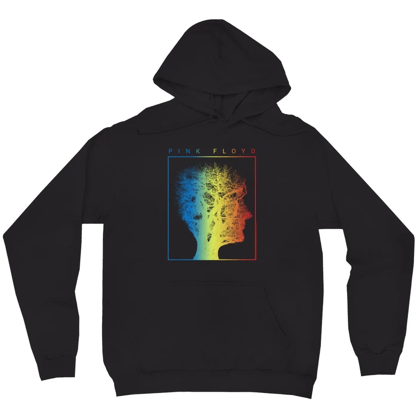 Pink Floyd Hoodie | Tree Of Half Life Ombre Rainbow Image Pink Floyd Hoodie (Merchbar Exclusive)