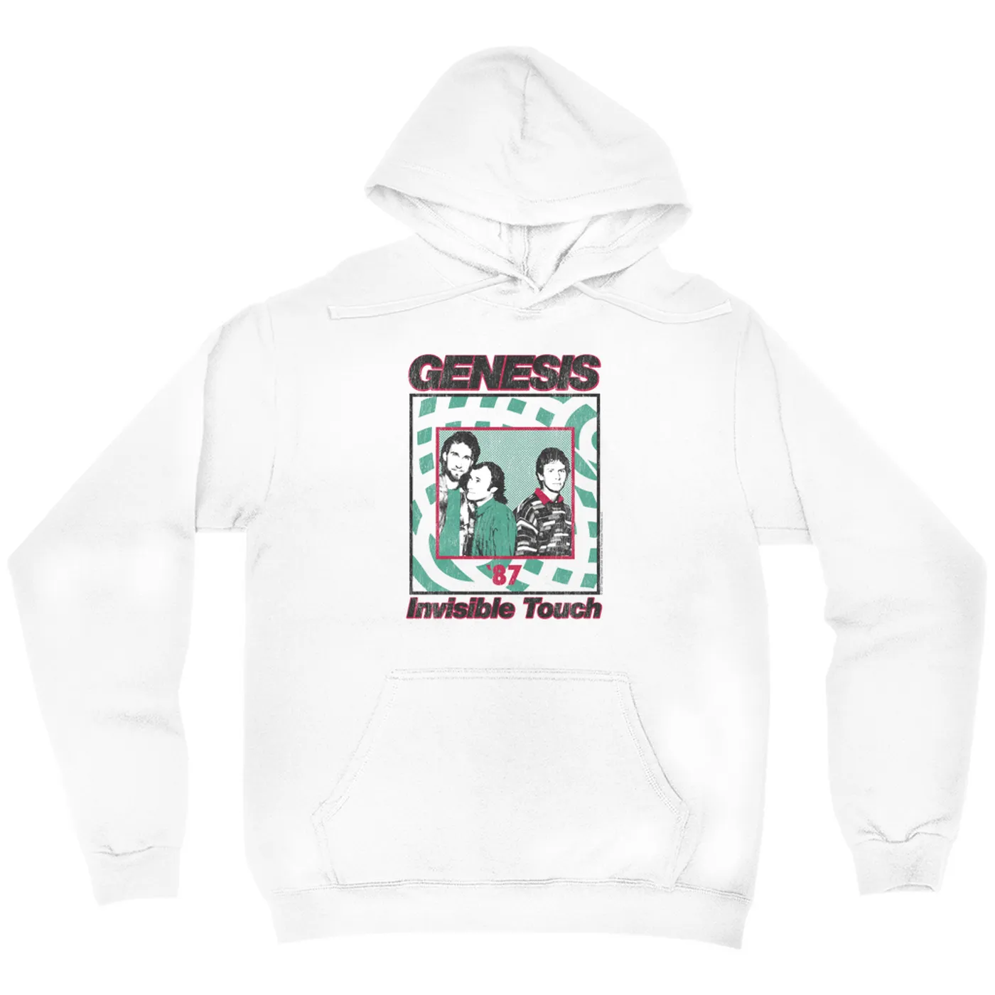 Genesis Hoodie | 1987 Invisible Touch Promo Design Genesis Hoodie