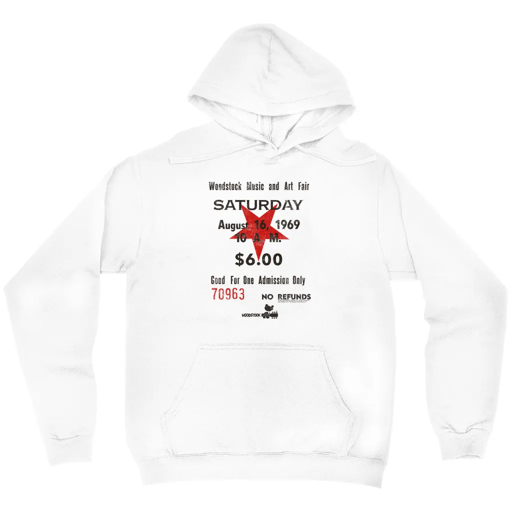Hoodie | Music And Art Fair Ticket Stub Design Hoodie