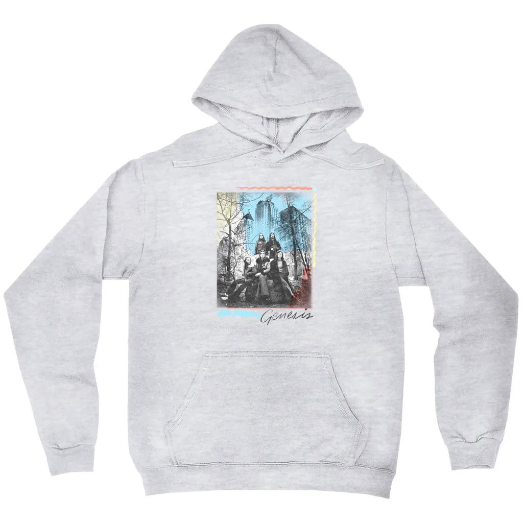 Hoodie | Colorful Watercolor Band Photo In NYC Hoodie