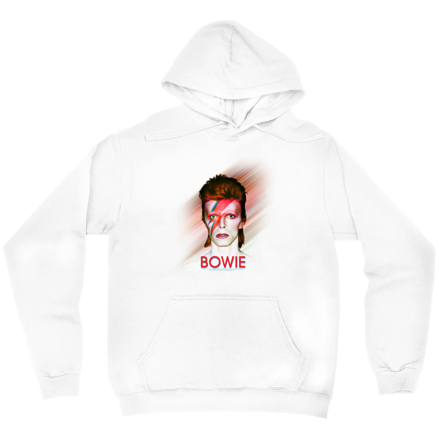 David Bowie Hoodie | Flash Frame Colorful Bowie Image David Bowie Hoodie