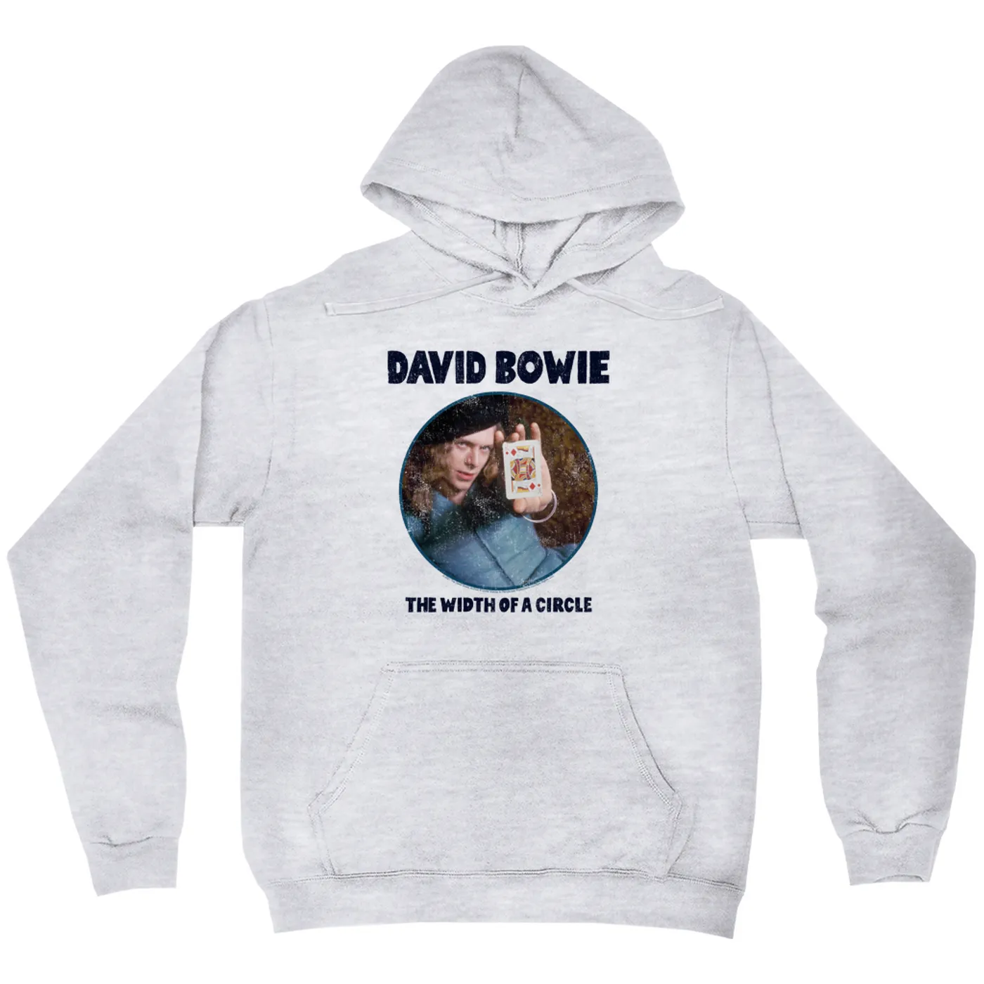 David Bowie Hoodie | The Width Of A Circle Album Image Distressed David Bowie Hoodie