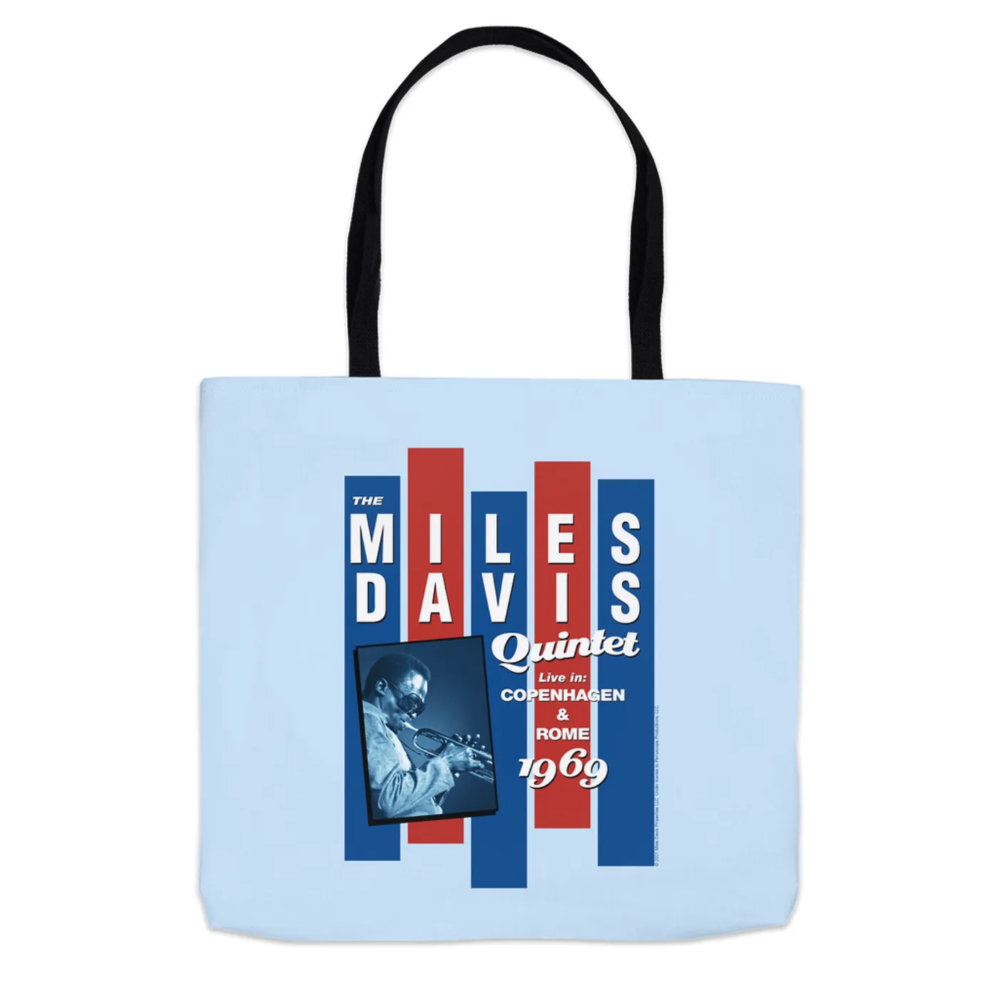 Miles Davis Tote Bag | Miles Quintet Concert Flyer Miles Davis Bag (Merchbar Exclusive)