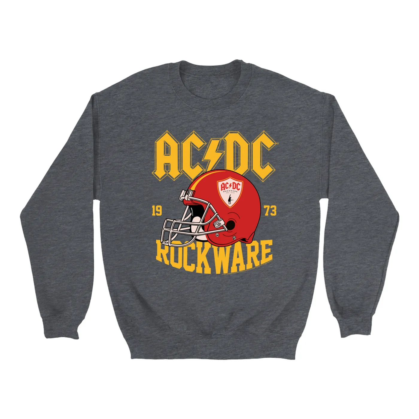 AC/DC Sweatshirt | Rockware 73 Football ACDC Sweatshirt (Merchbar Exclusive)