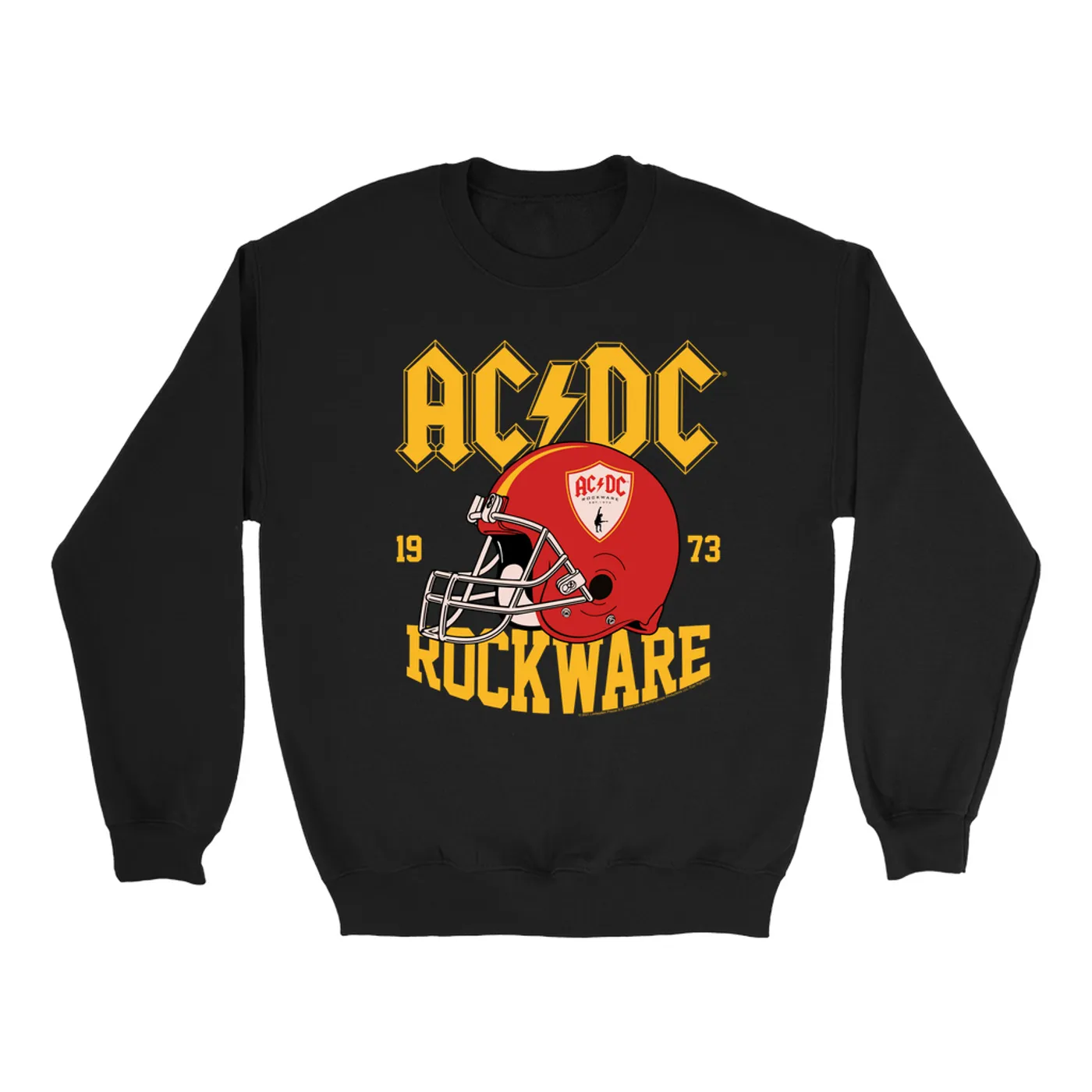 AC/DC Sweatshirt | Rockware 73 Football ACDC Sweatshirt (Merchbar Exclusive)