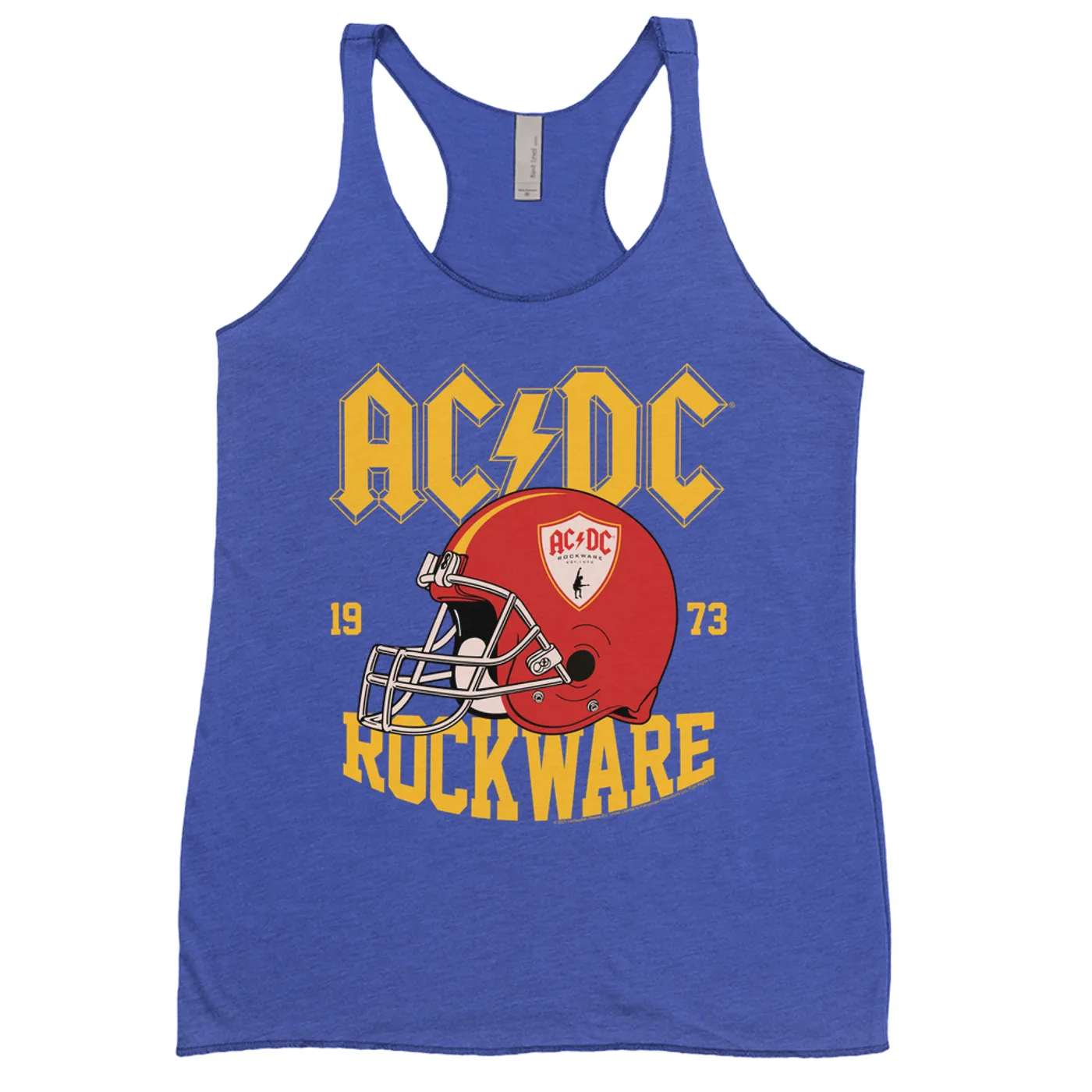 AC/DC Ladies' Tank Top | Rockware 73 Football ACDC Shirt (Merchbar Exclusive)