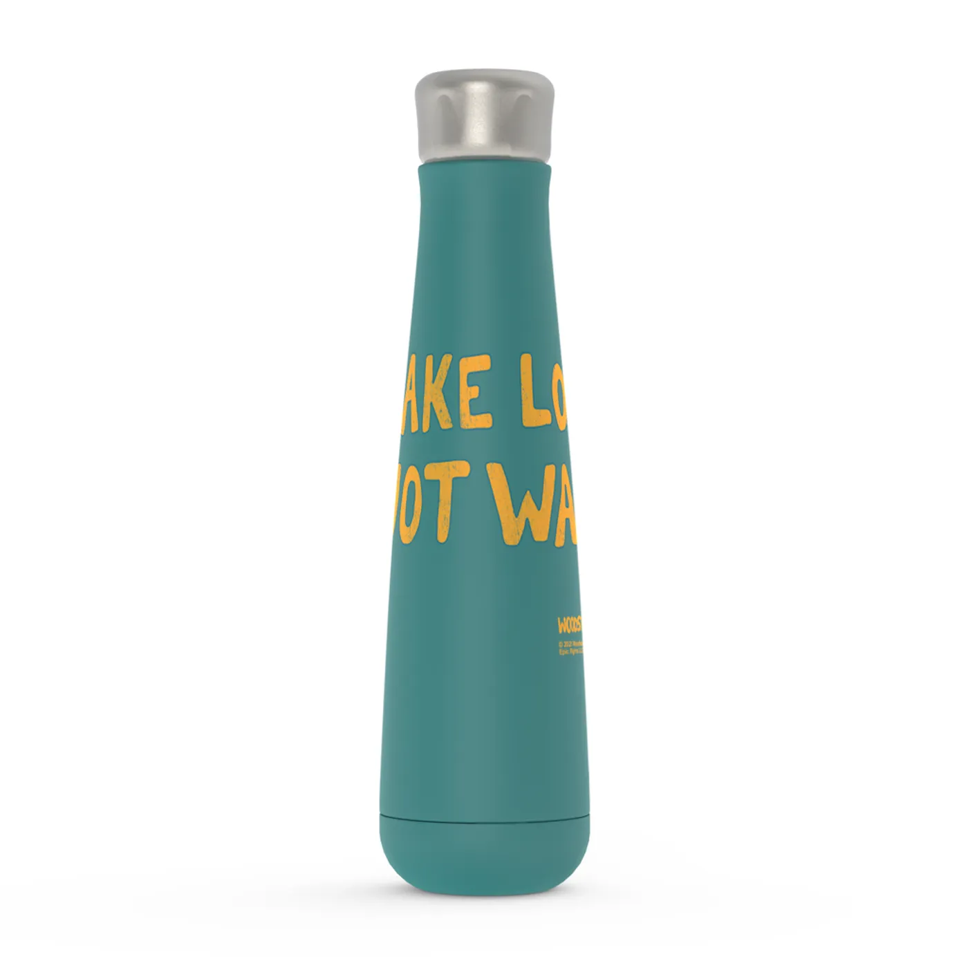 Woodstock Peristyle Water Bottle | Make Love Not War Distressed Woodstock Water Bottle (Merchbar Exclusive)