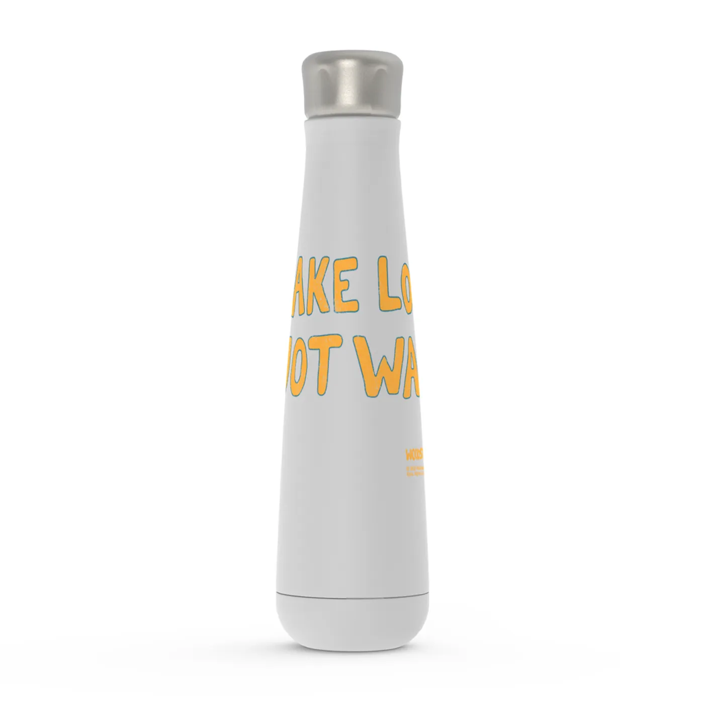 Woodstock Peristyle Water Bottle | Make Love Not War Distressed Woodstock Water Bottle (Merchbar Exclusive)