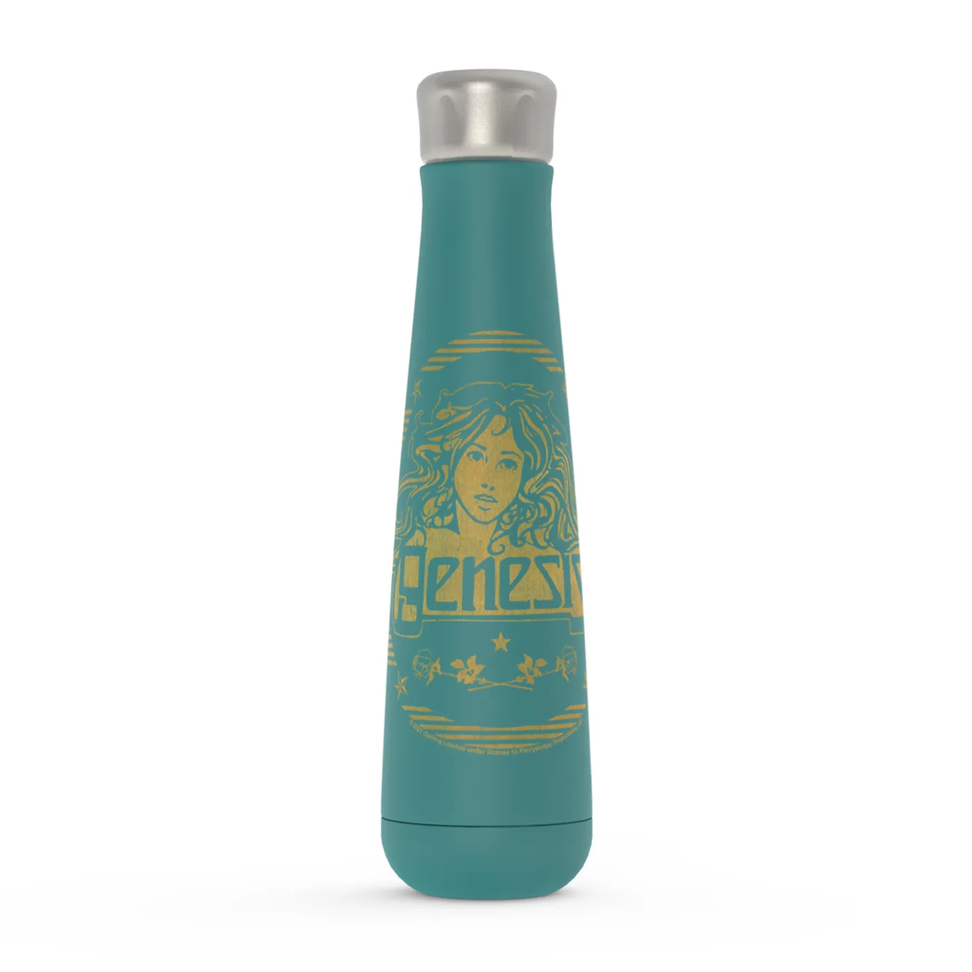 Genesis Peristyle Water Bottle | Band Art Nouveau Gold Logo Genesis Water Bottle