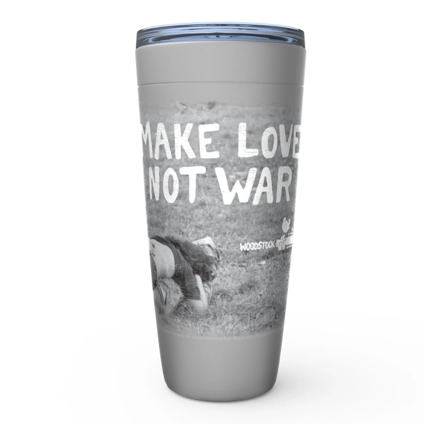 Woodstock Viking Tumbler | Make Love Not War Famous Image Distressed Woodstock Tumbler