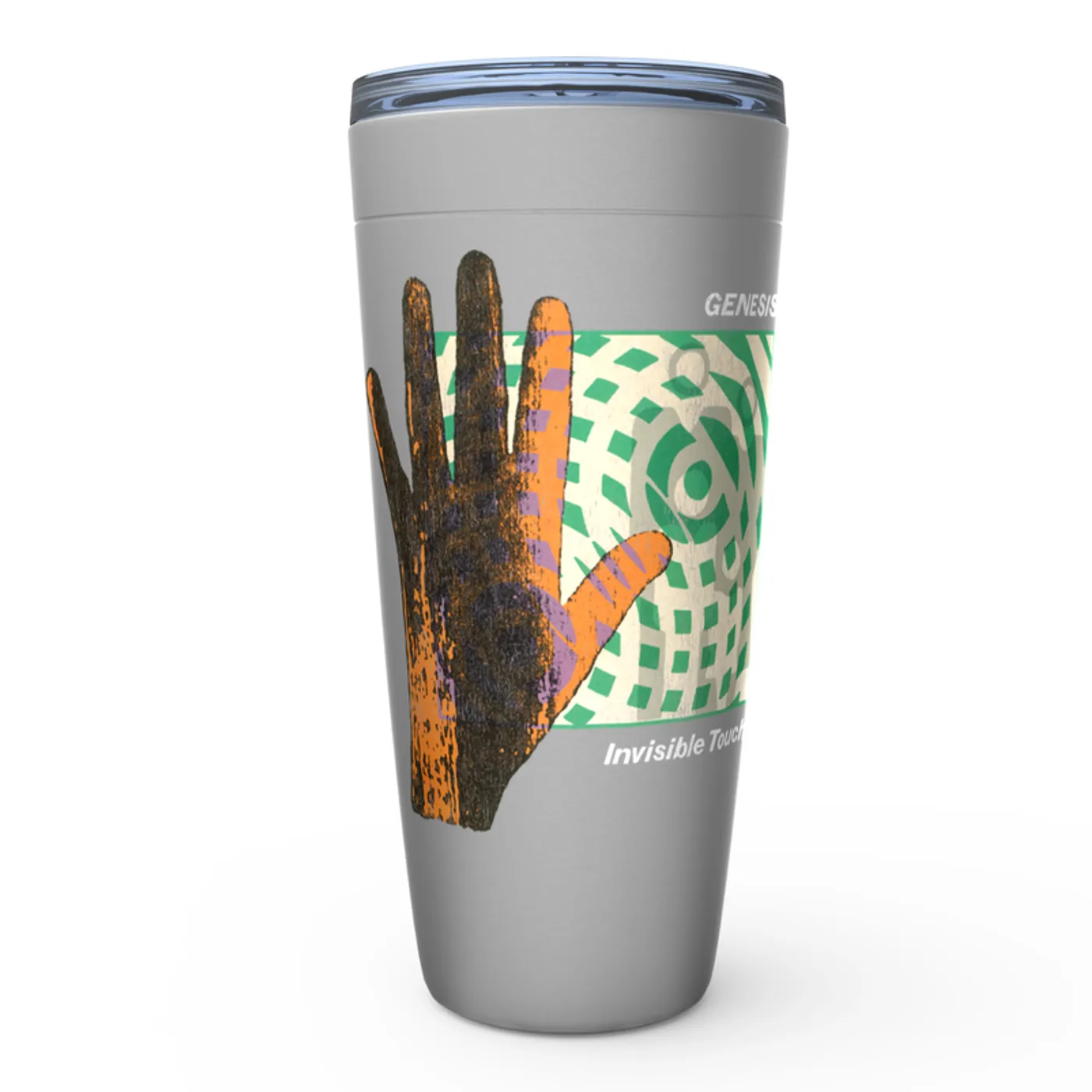 Genesis Viking Tumbler | Reverse Colored Invisible Touch Album Cover Design Genesis Tumbler