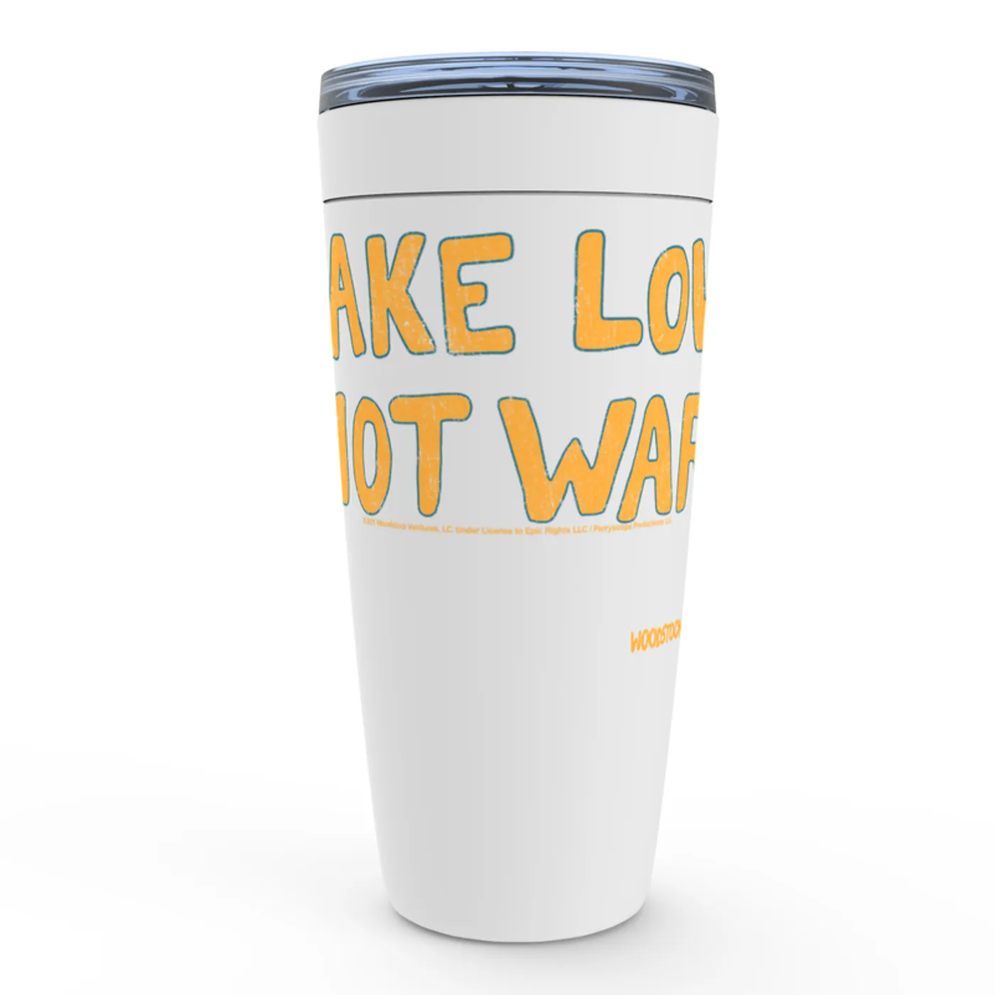 Woodstock Viking Tumbler | Make Love Not War Distressed Woodstock Tumbler (Merchbar Exclusive)