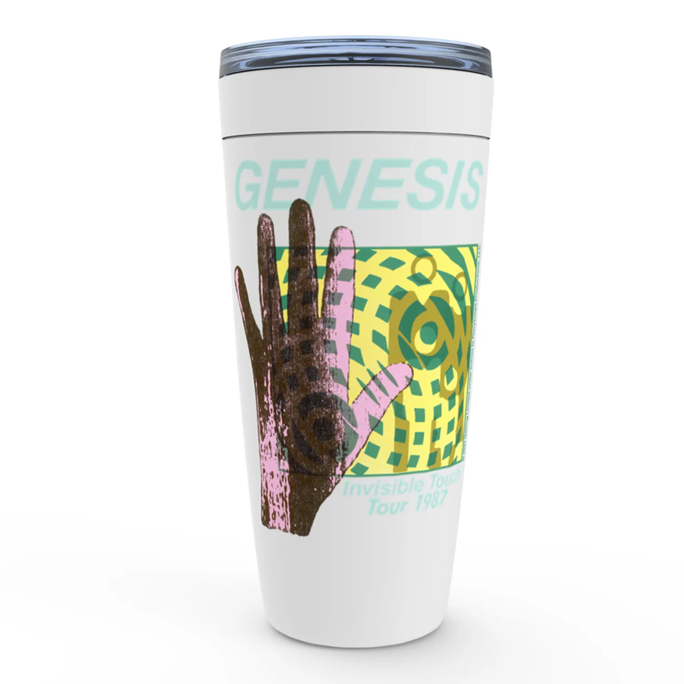Genesis Viking Tumbler | Modern 1987 Invisible Touch Album Design Genesis Tumbler