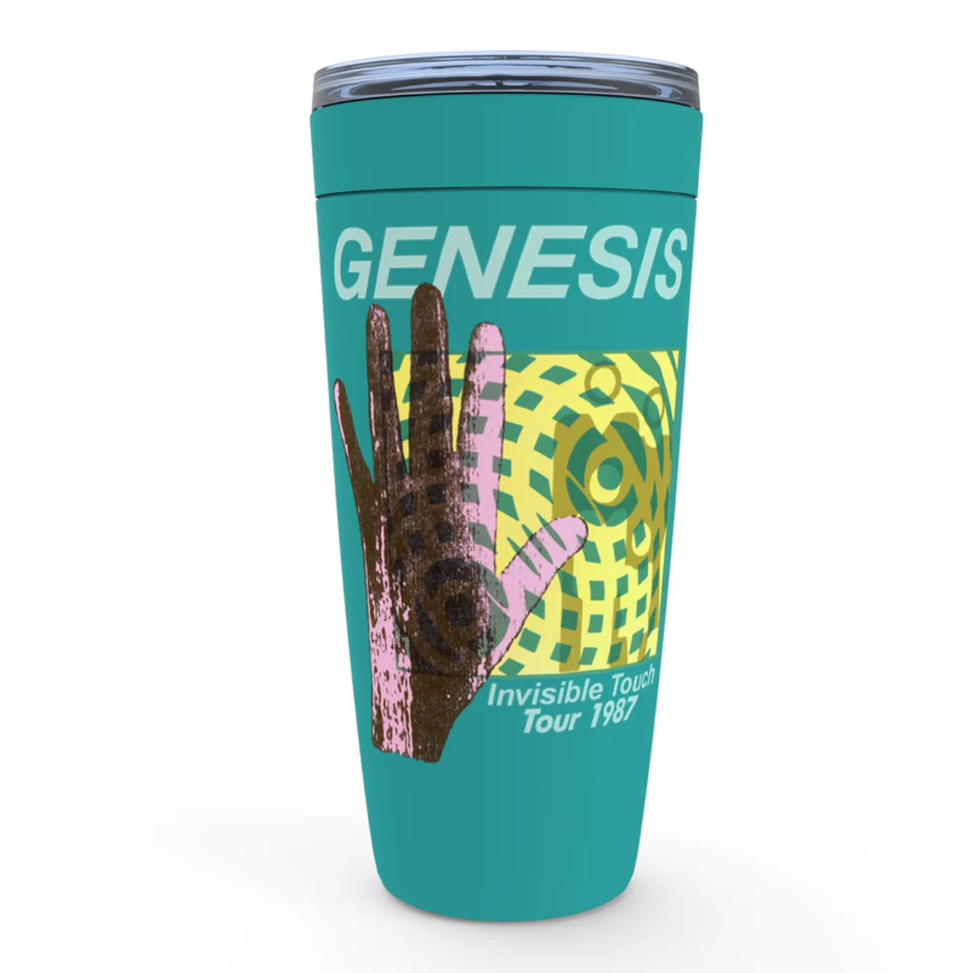 Genesis Viking Tumbler | Modern 1987 Invisible Touch Album Design Genesis Tumbler