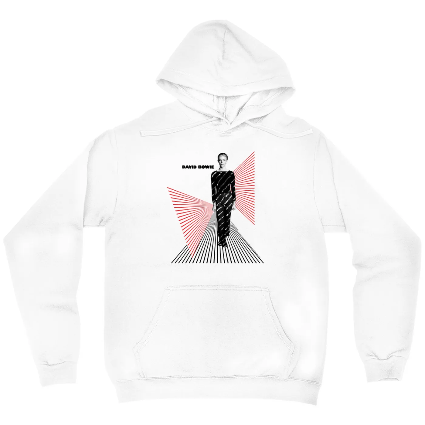David Bowie Hoodie | All In Stripes Design David Bowie Hoodie