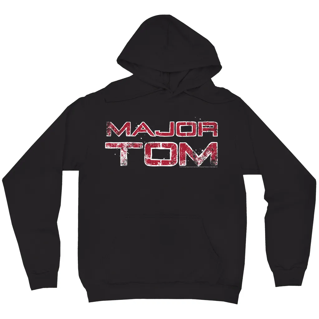 Hoodie | Major Tom White Design Distressed Hoodie (Equineop Exclusive)
