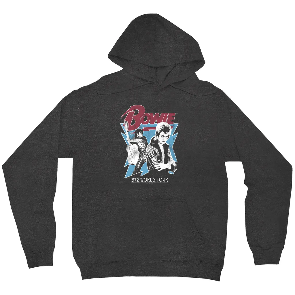 Hoodie | 1972 World Tour Blue Design Distressed Hoodie